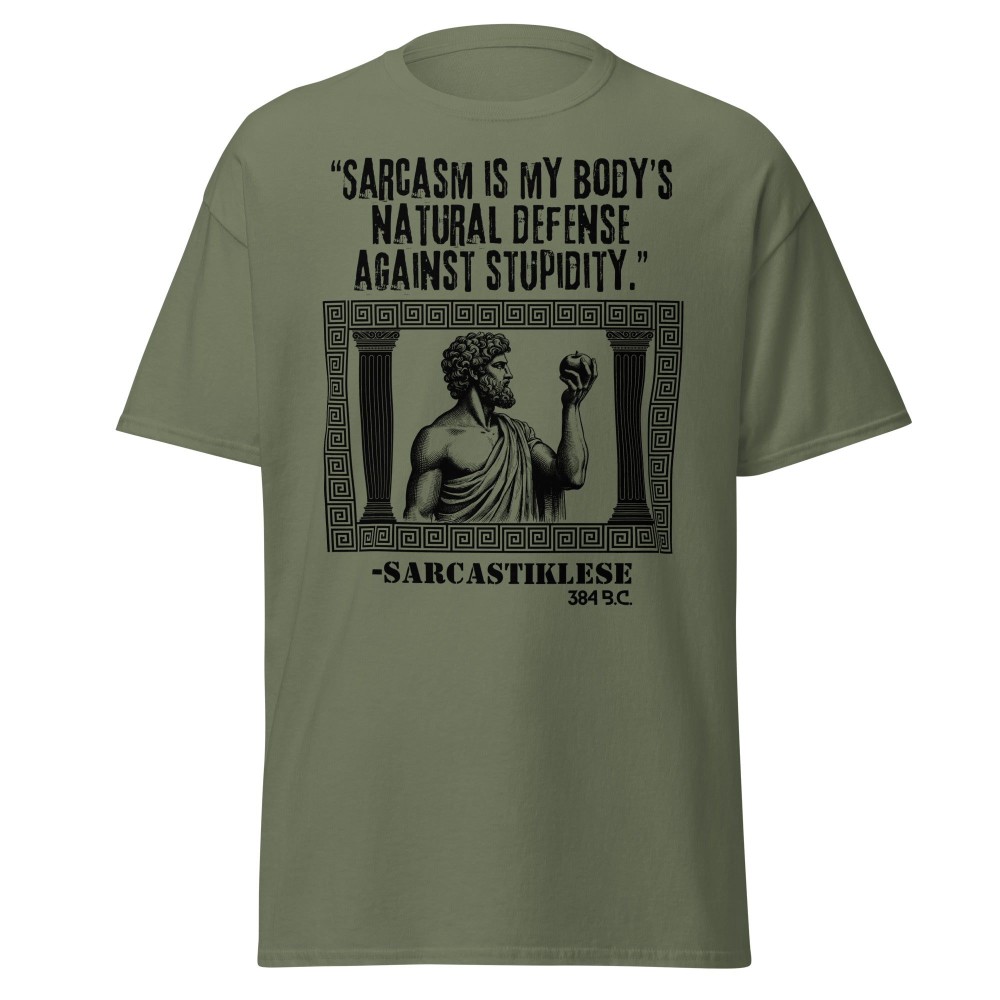 Sarcasm Is My Body’s Natural Defense – Sarcastiklese T-Shirt