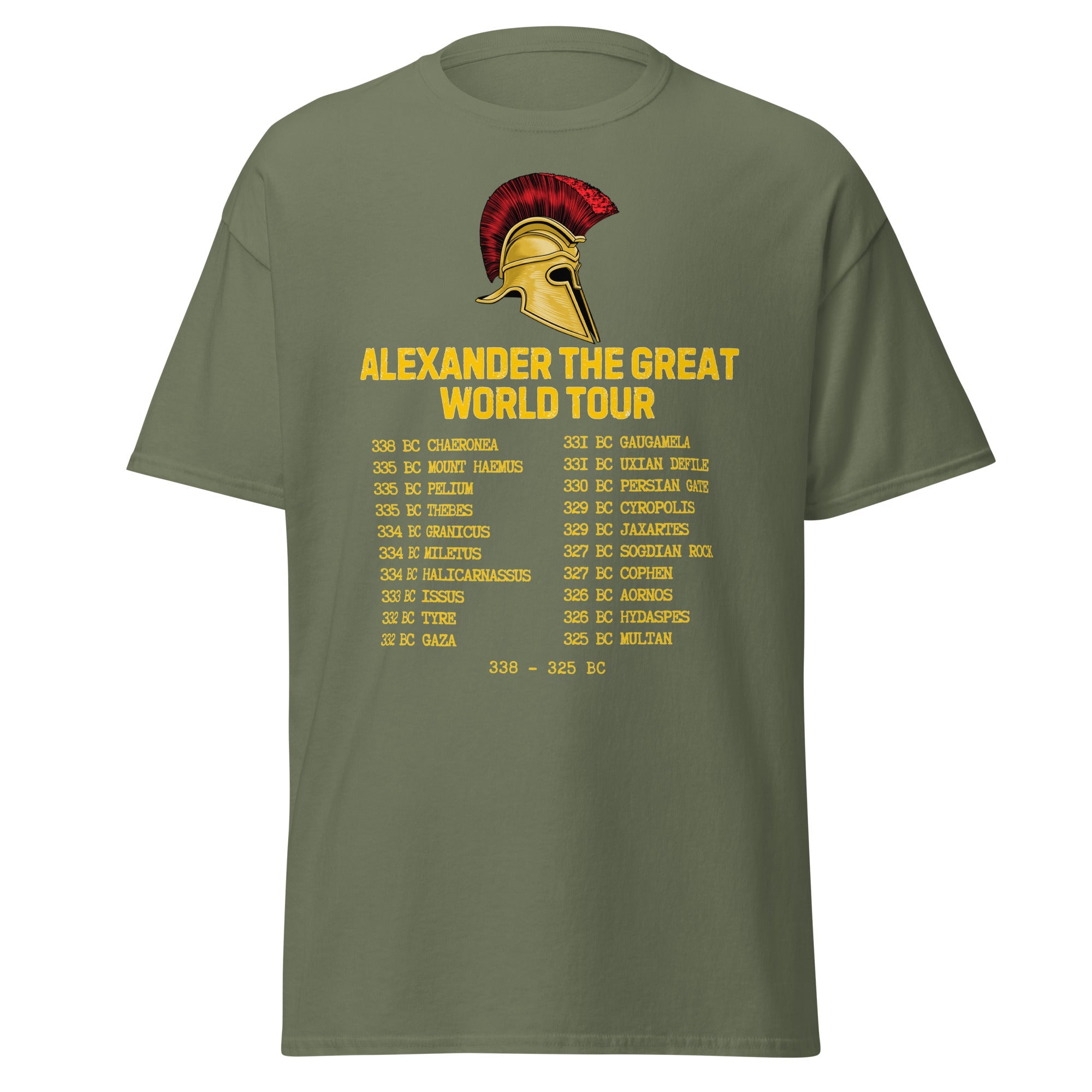 Alexander the Great – World Tour 323 BC T-Shirt