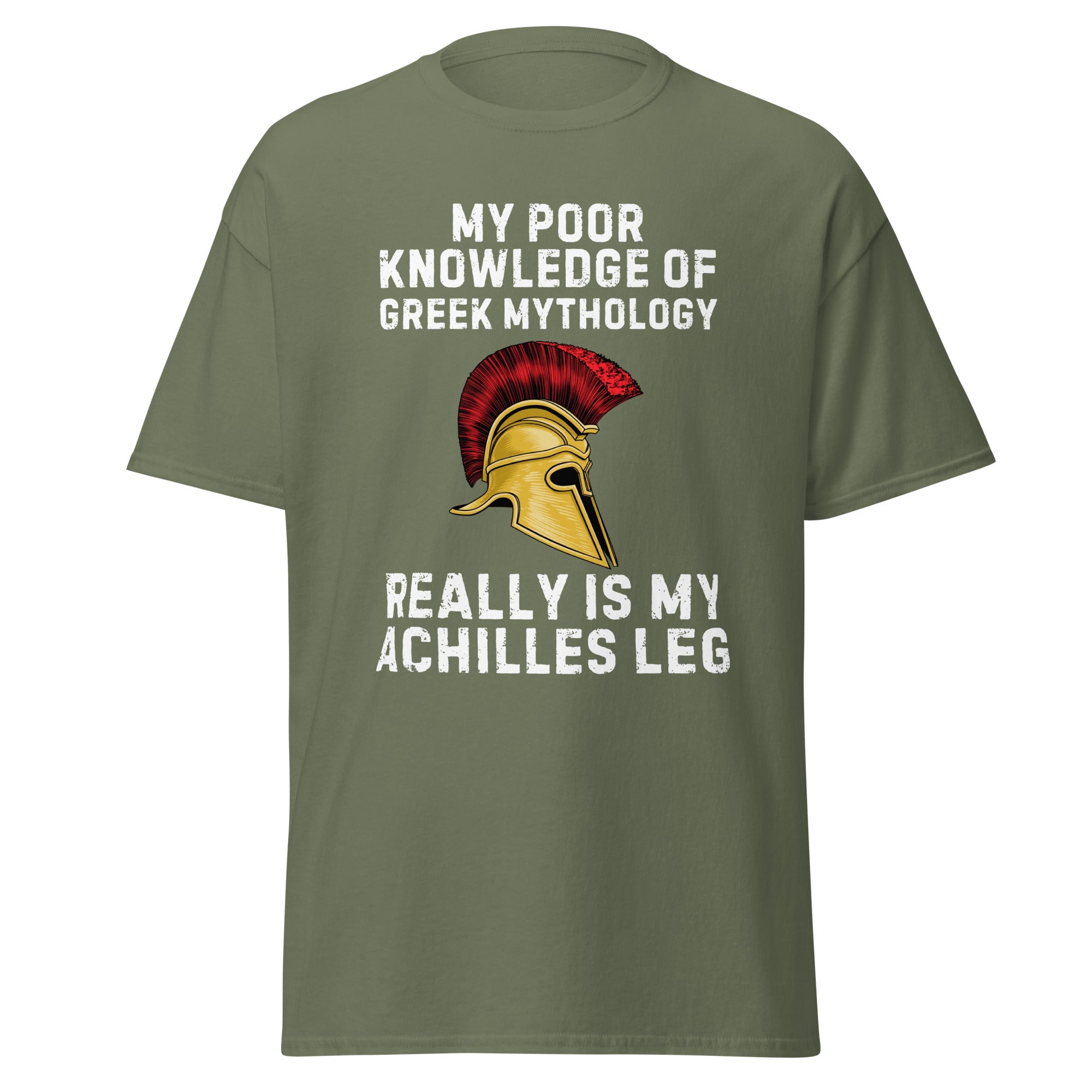 My Achilles Leg – Greek Mythology Joke T-Shirt