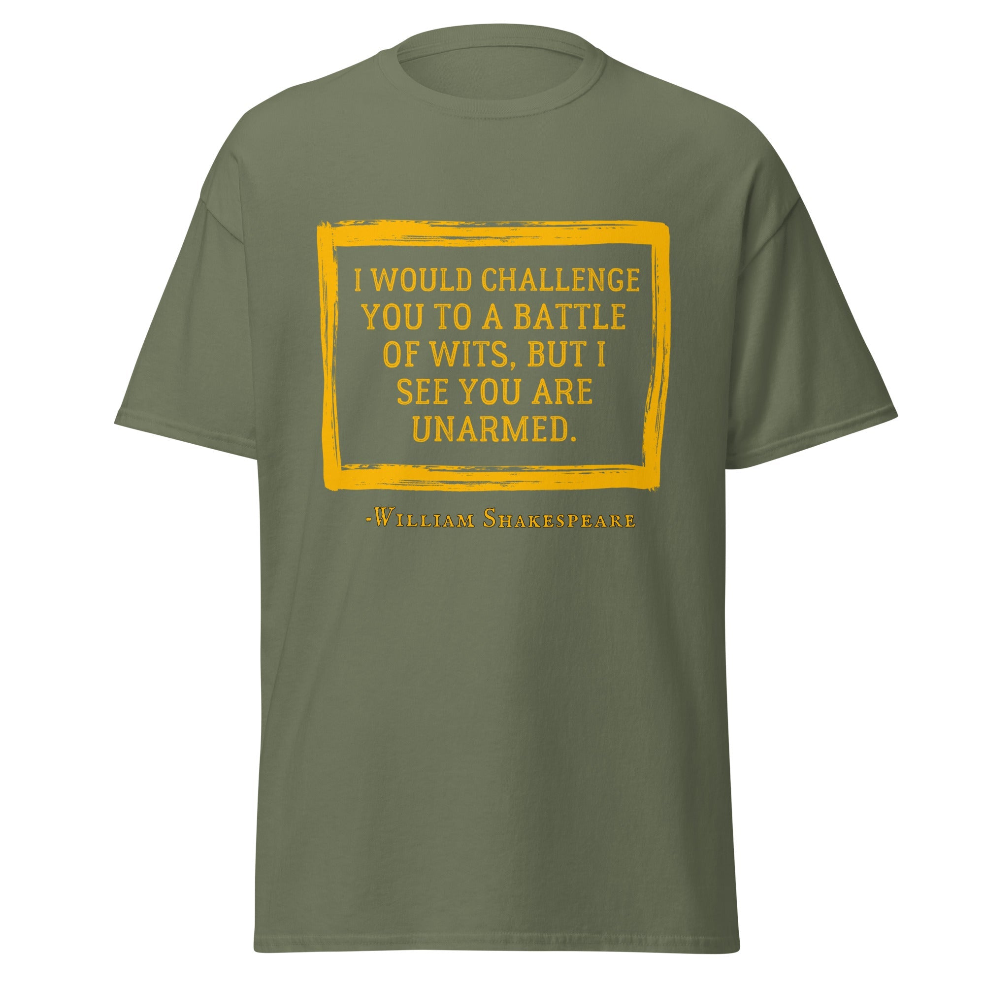 I Challenge You to a Battle of Wits – Shakespearean Roast T-Shirt