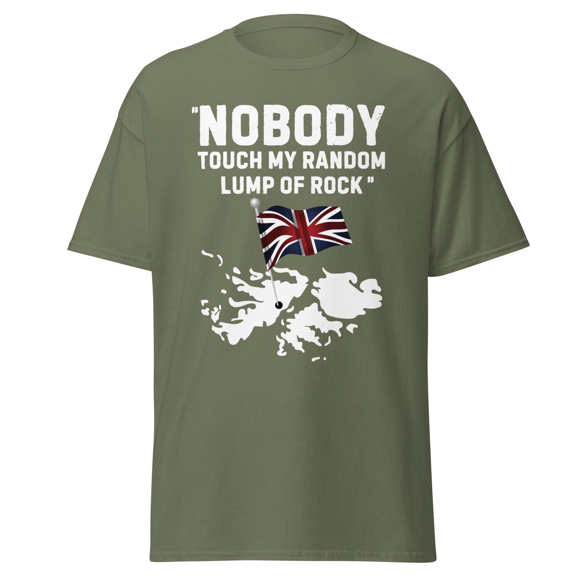 Falkland Islands – “Nobody Touch My Random Lump of Rock” T-Shirt