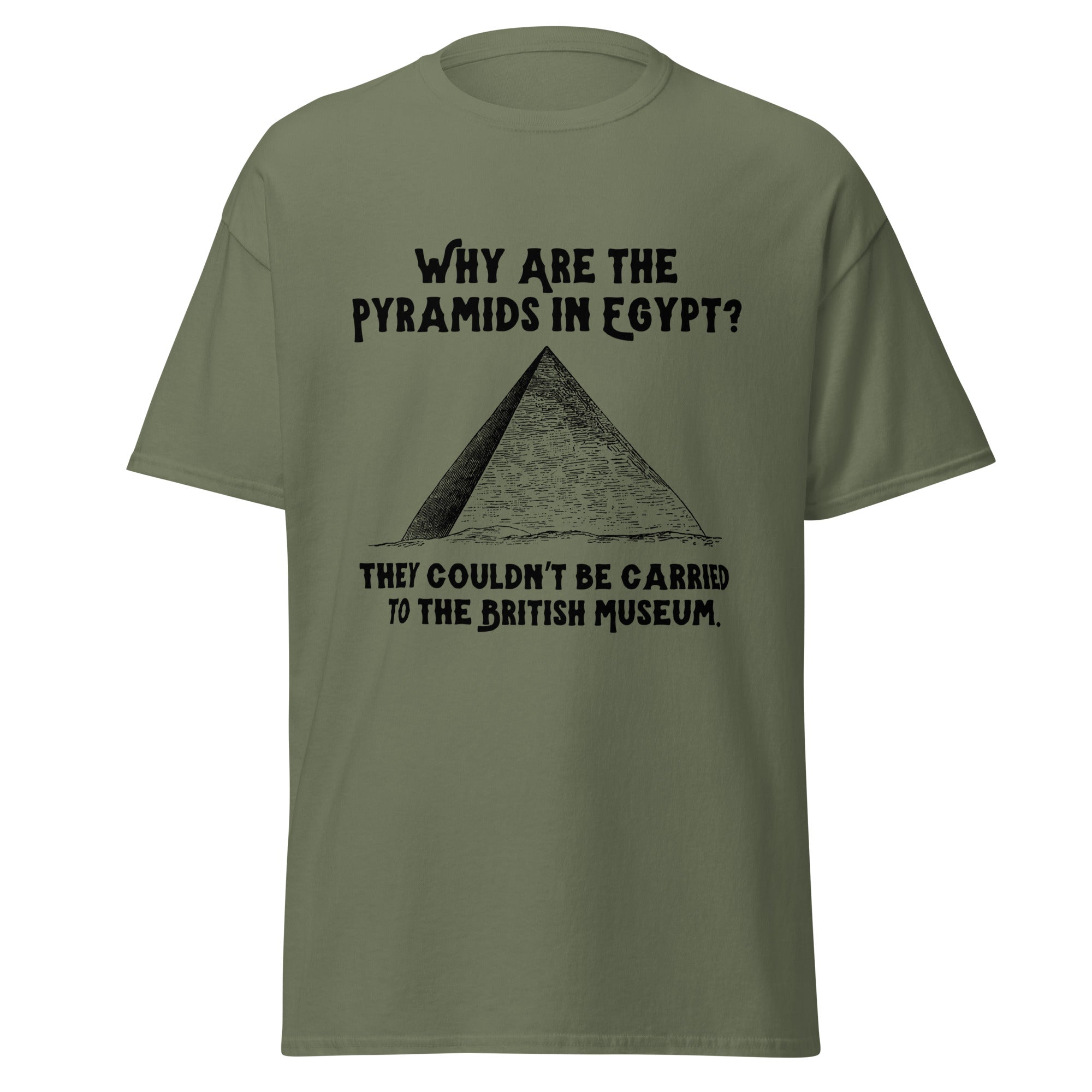 Why Are The Pyramids In Egypt? British Museum T-Shirt