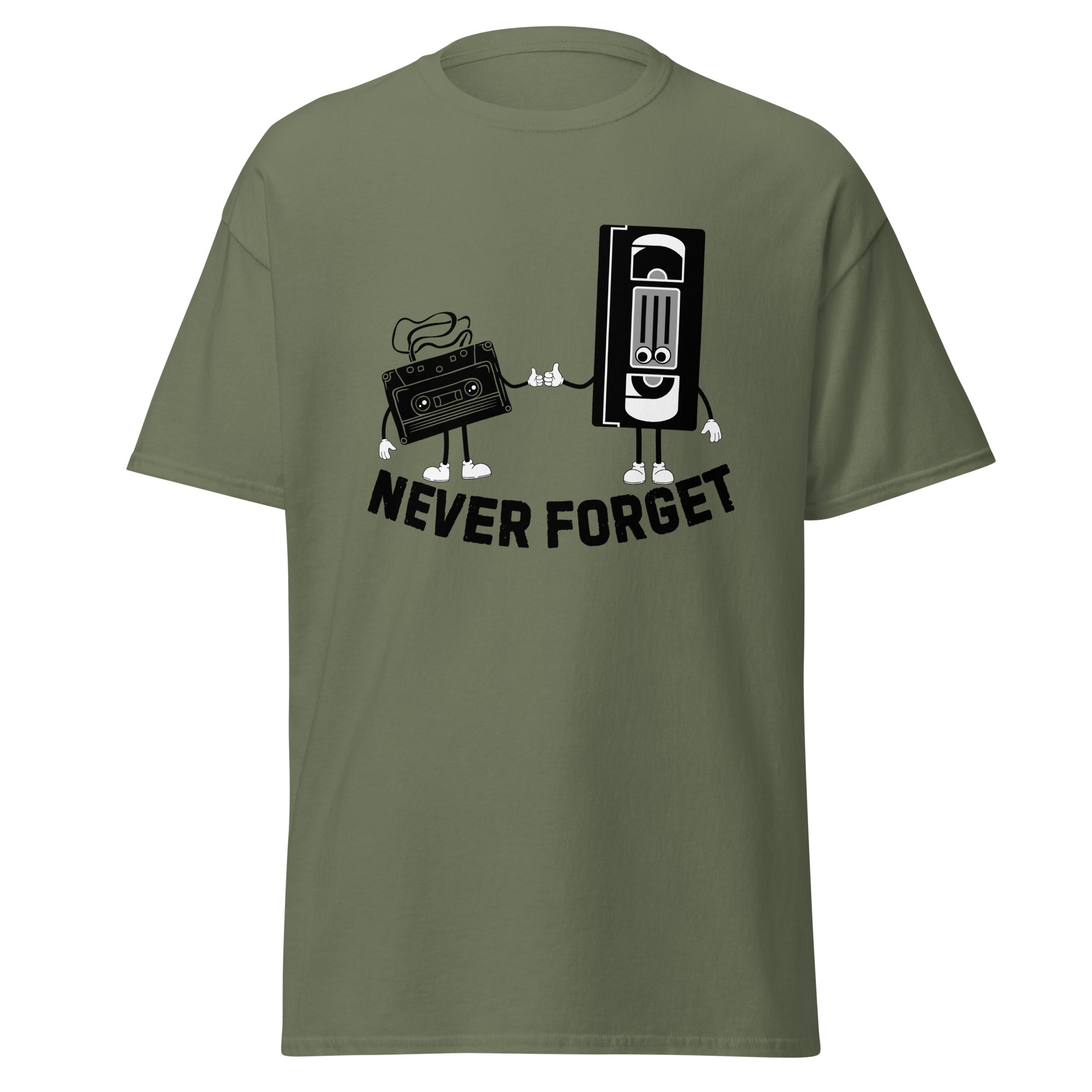 Never Forget - Retro Music & Media Nostalgia T-Shirt