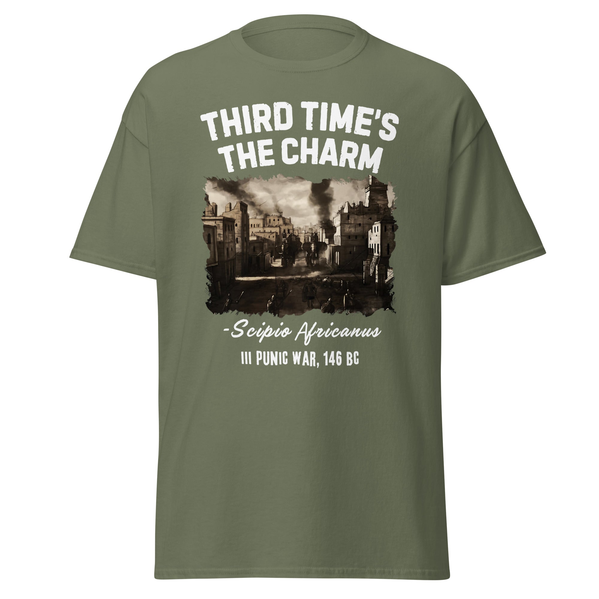 Third Time’s the Charm – Scipio & the Third Punic War T-Shirt