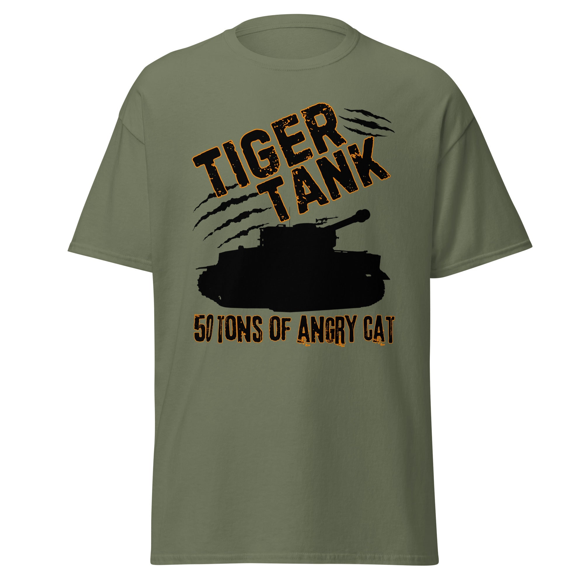 Tiger Tank – 50 Tons of Angry Cat T-Shirt