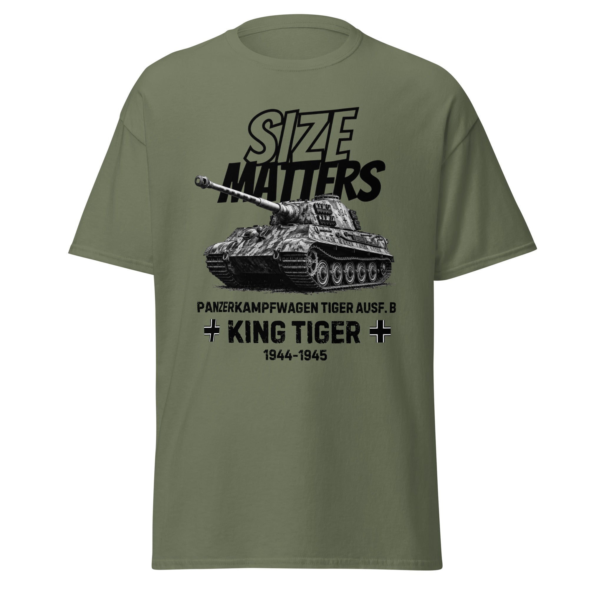 Size Matters – King Tiger Tank T-Shirt