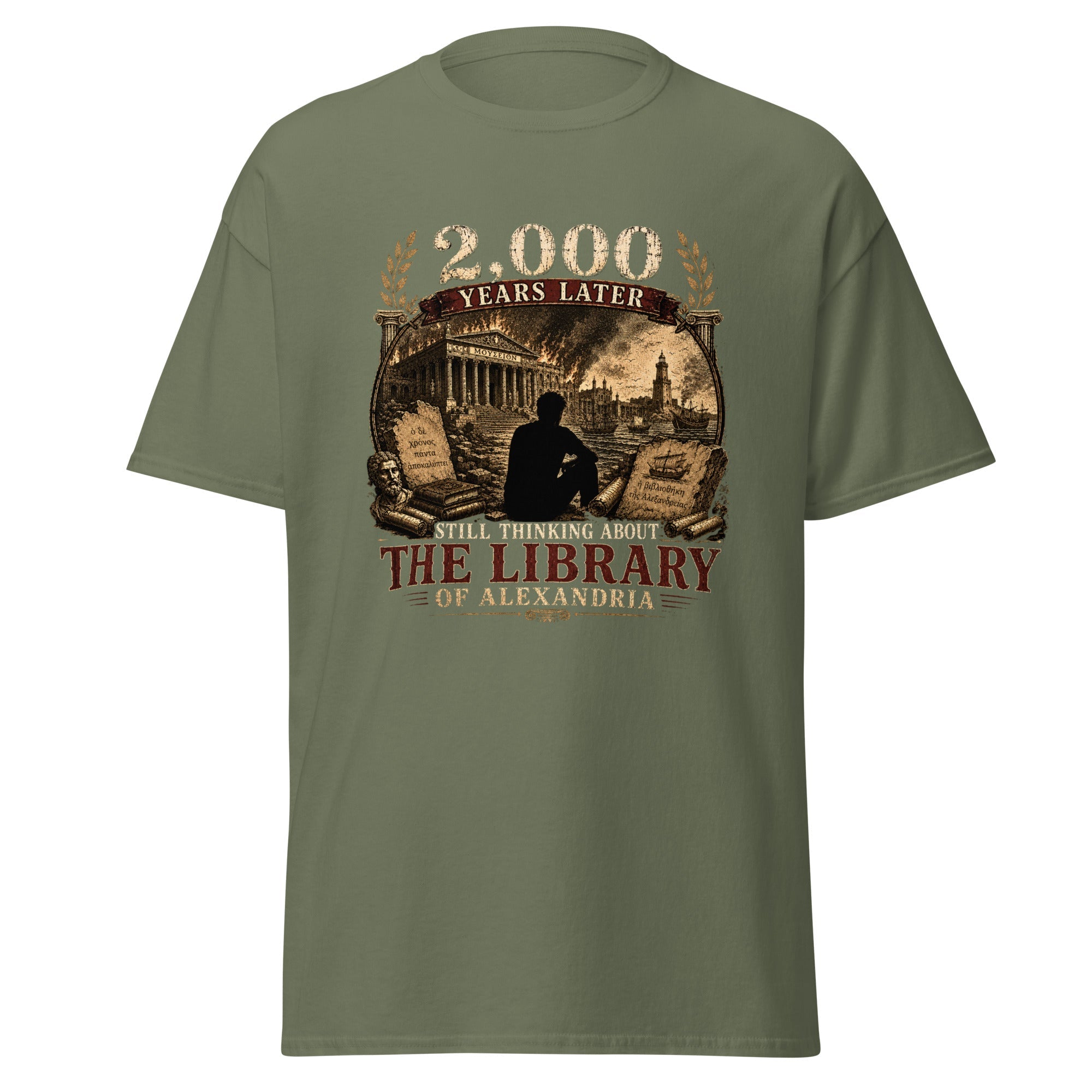 Still Thinking About the Library of Alexandria 2000 Years Later T-Shirt