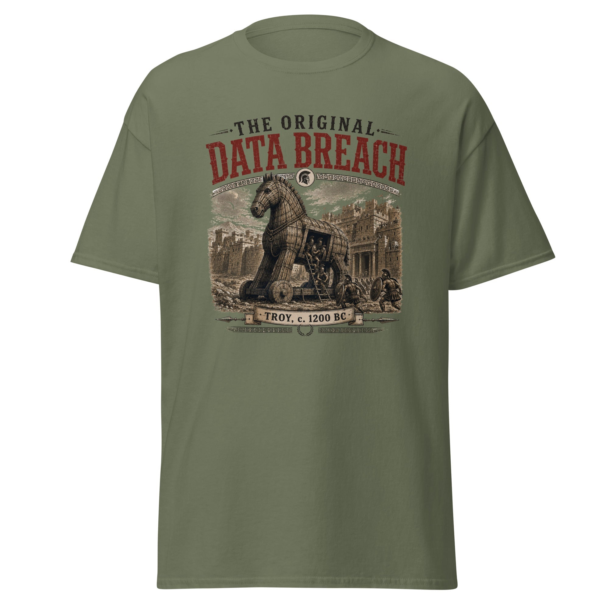 The Original Data Breach Trojan Horse Troy T-Shirt