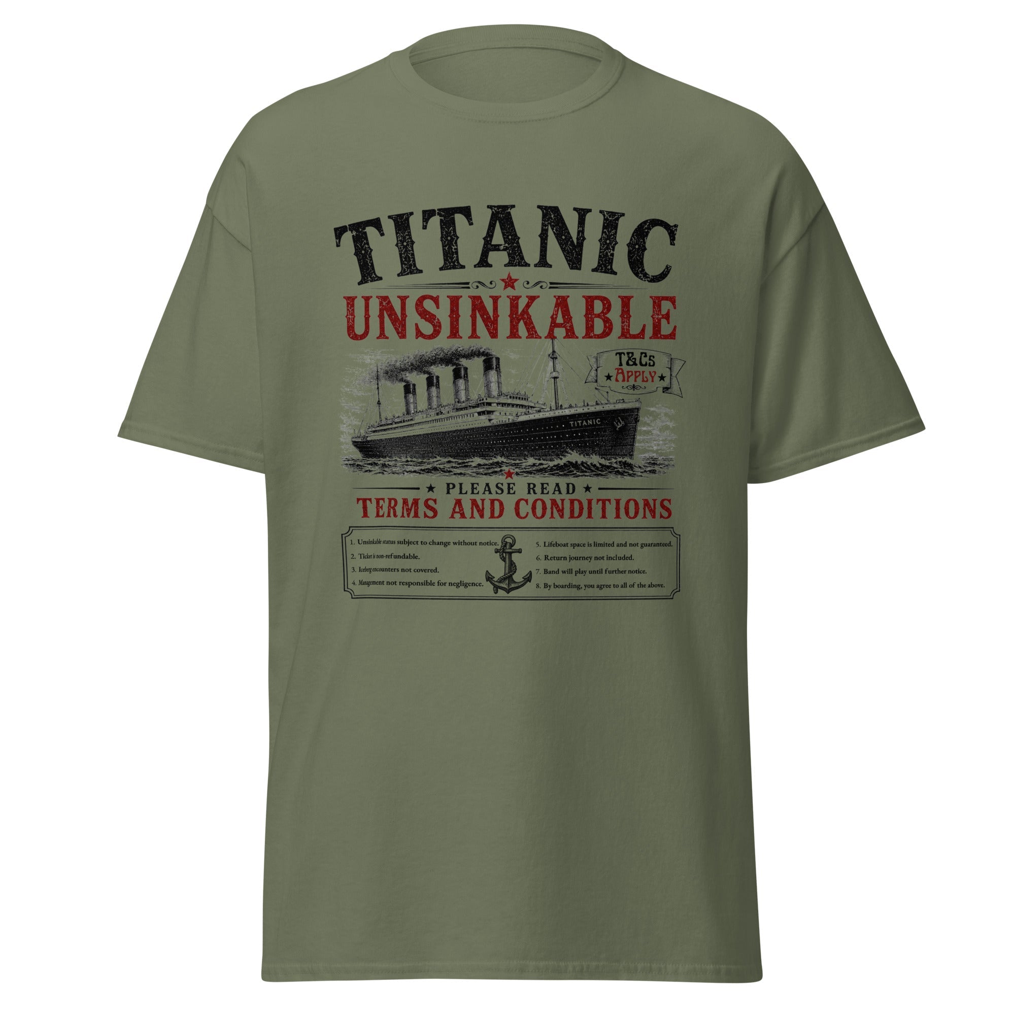 Titanic Unsinkable T&Cs Apply T-Shirt