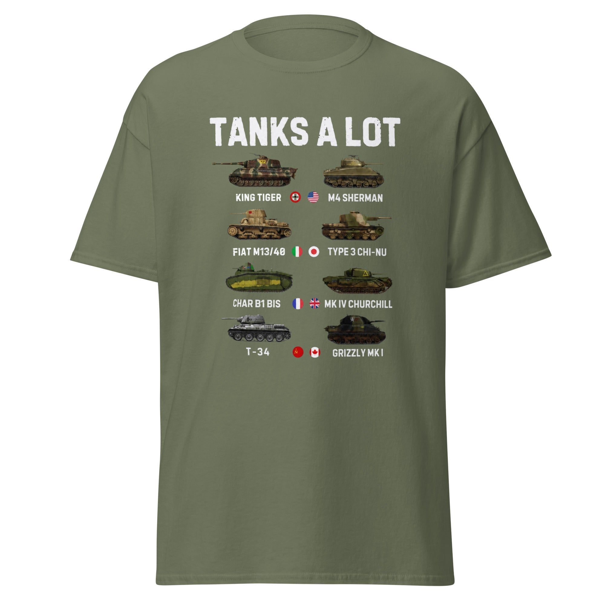 Tanks A Lot – WWII Armor Tribute T-Shirt