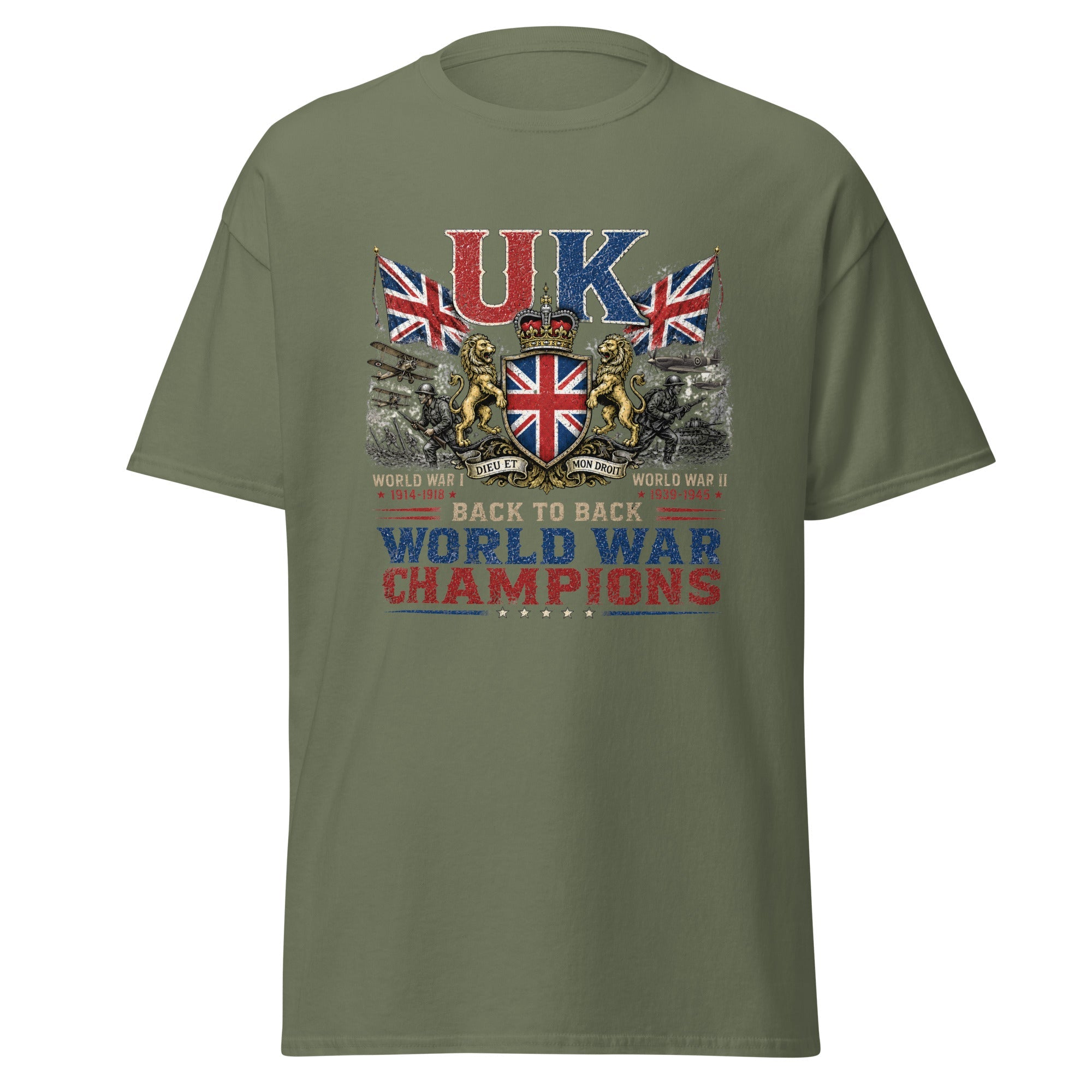 Back to Back World War Champions UK T-Shirt