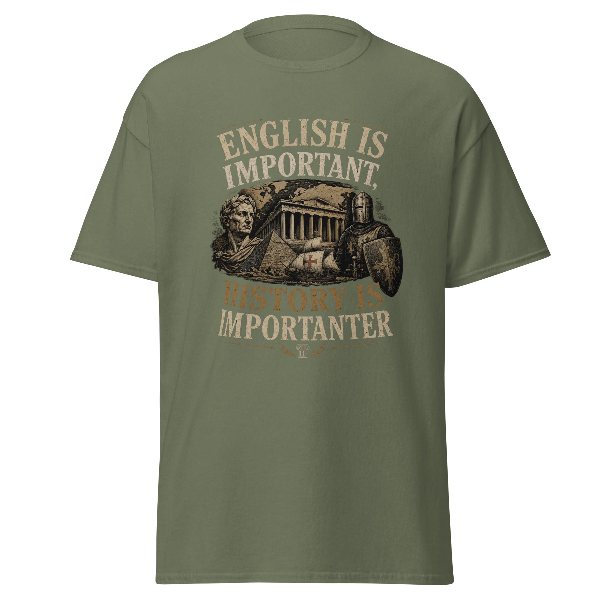 History Is Importanter – Funny Grammar & History Meme T-Shirt