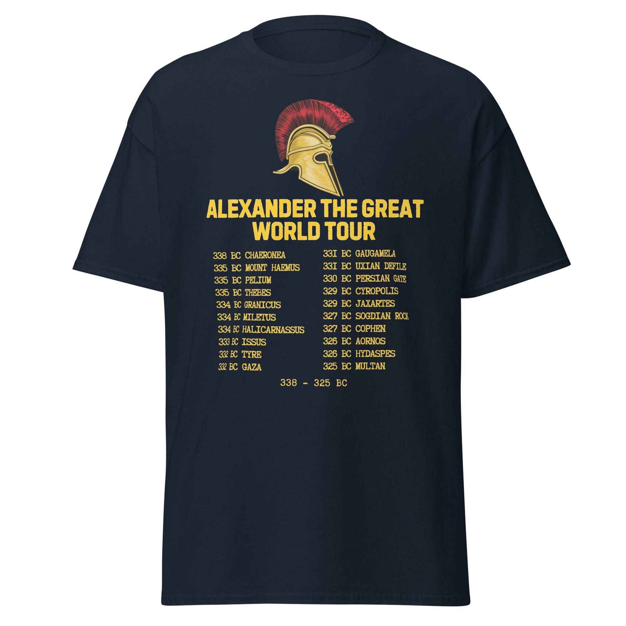 Alexander the Great – World Tour 323 BC T-Shirt