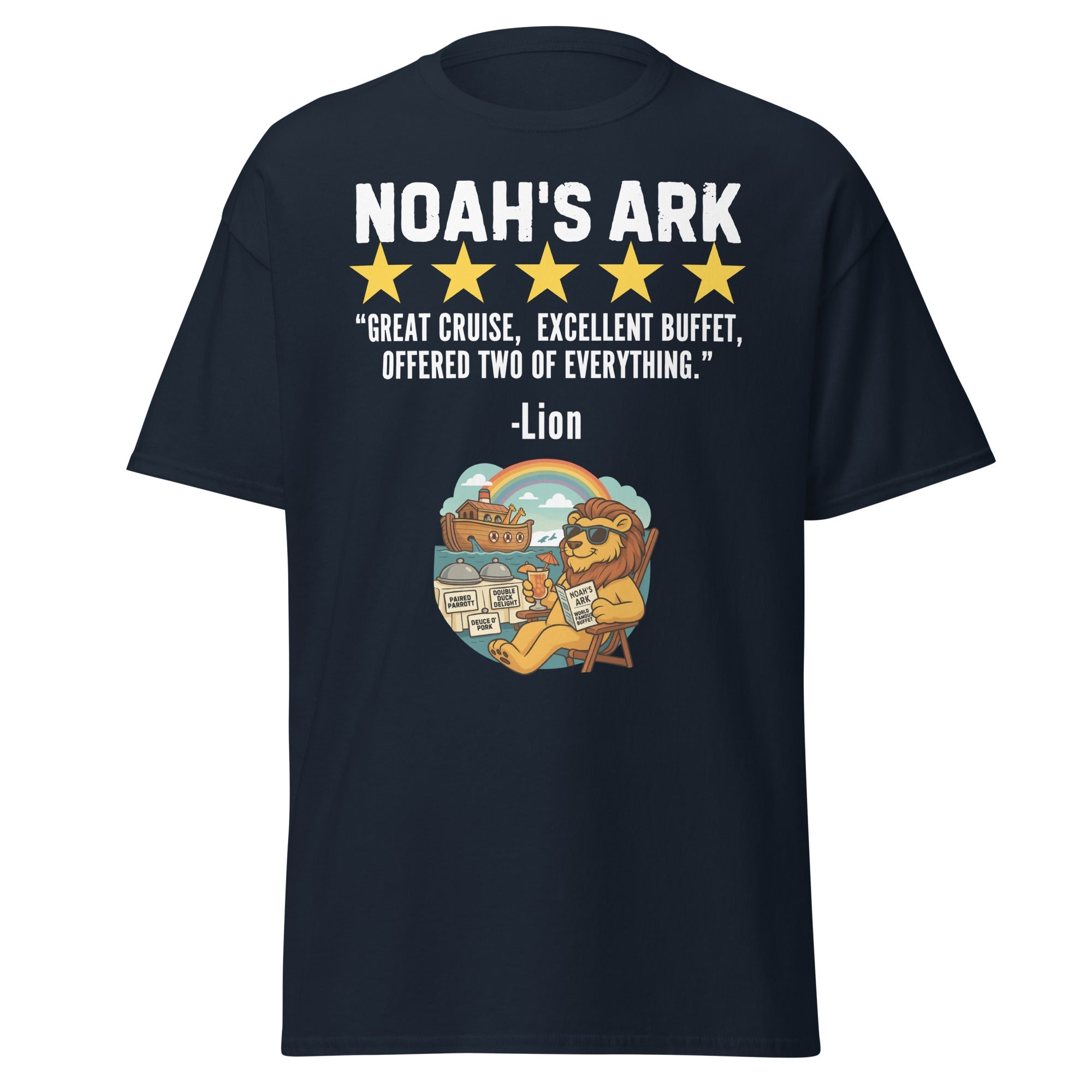 Noah’s Ark 5-Star Review – Funny Biblical T-Shirt