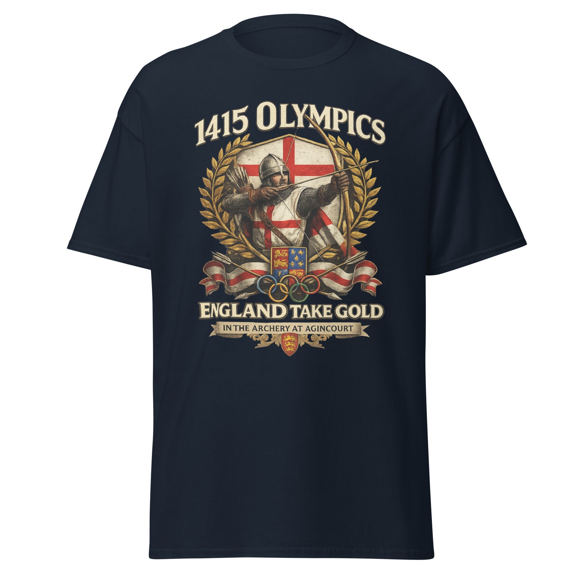 Agincourt 1415 Olympics – England Takes Gold in Archery T-Shirt