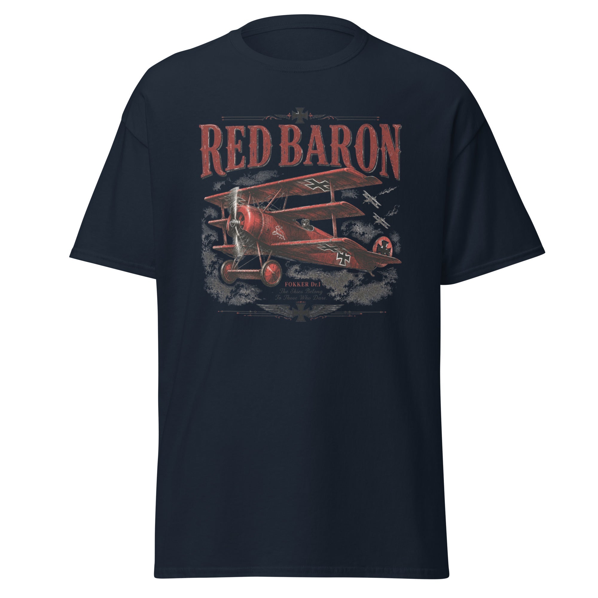 Red Baron Fokker Dr.I WW1 Fighter Ace T-Shirt