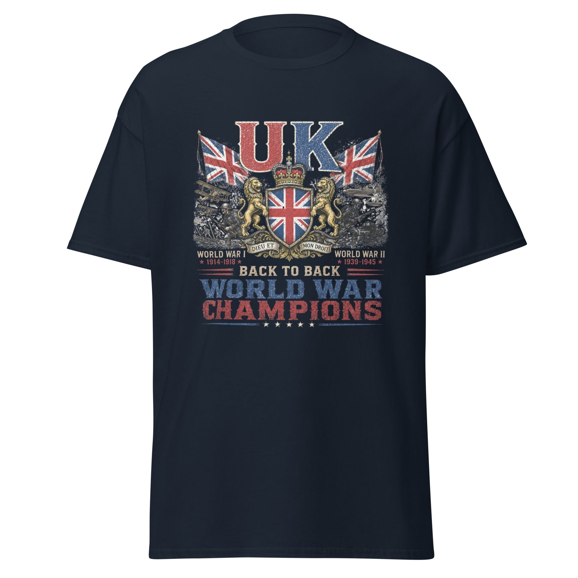 Back to Back World War Champions UK T-Shirt