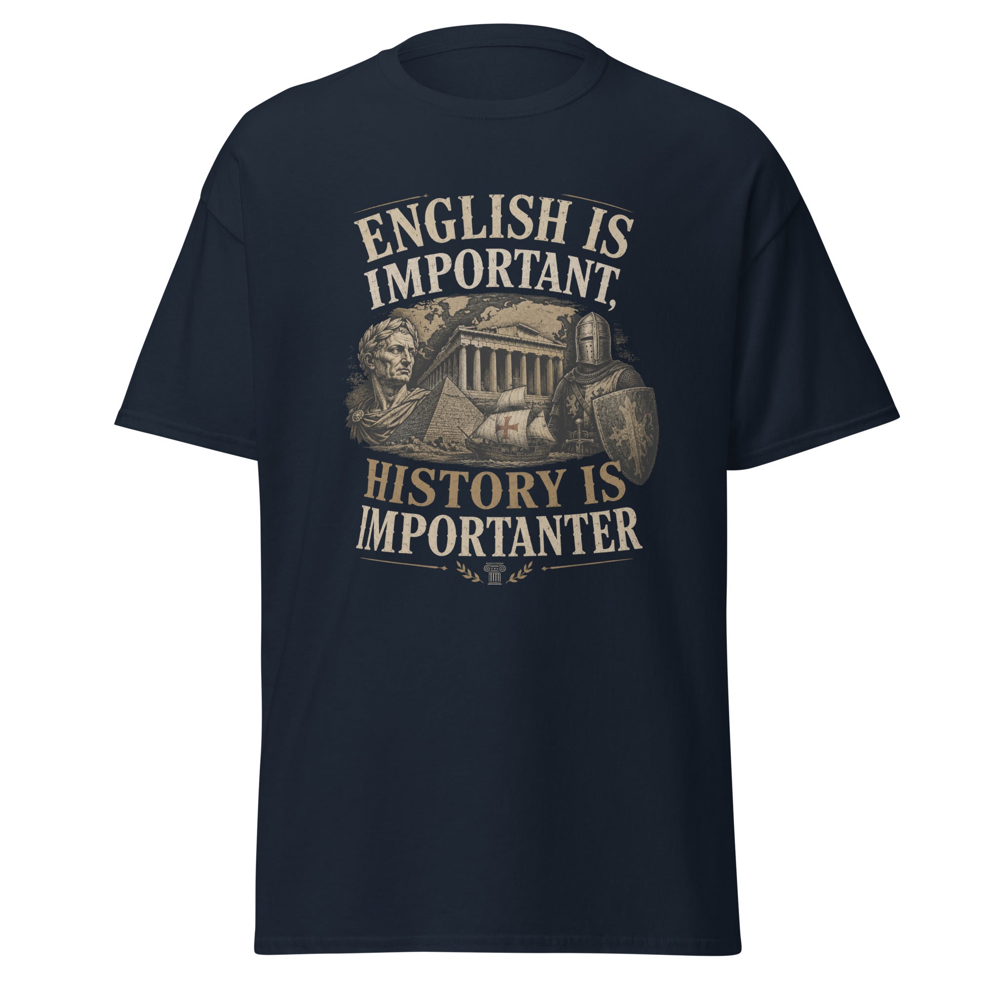 History Is Importanter – Funny Grammar & History Meme T-Shirt