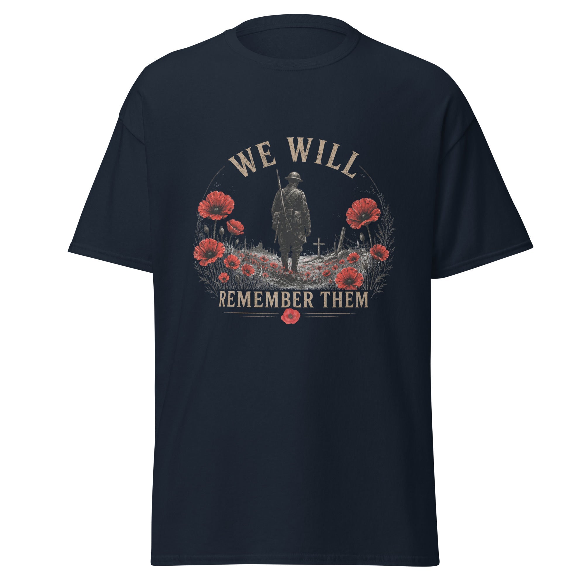 We Will Remember Them | Poppy WWI Remembrance T-Shirt
