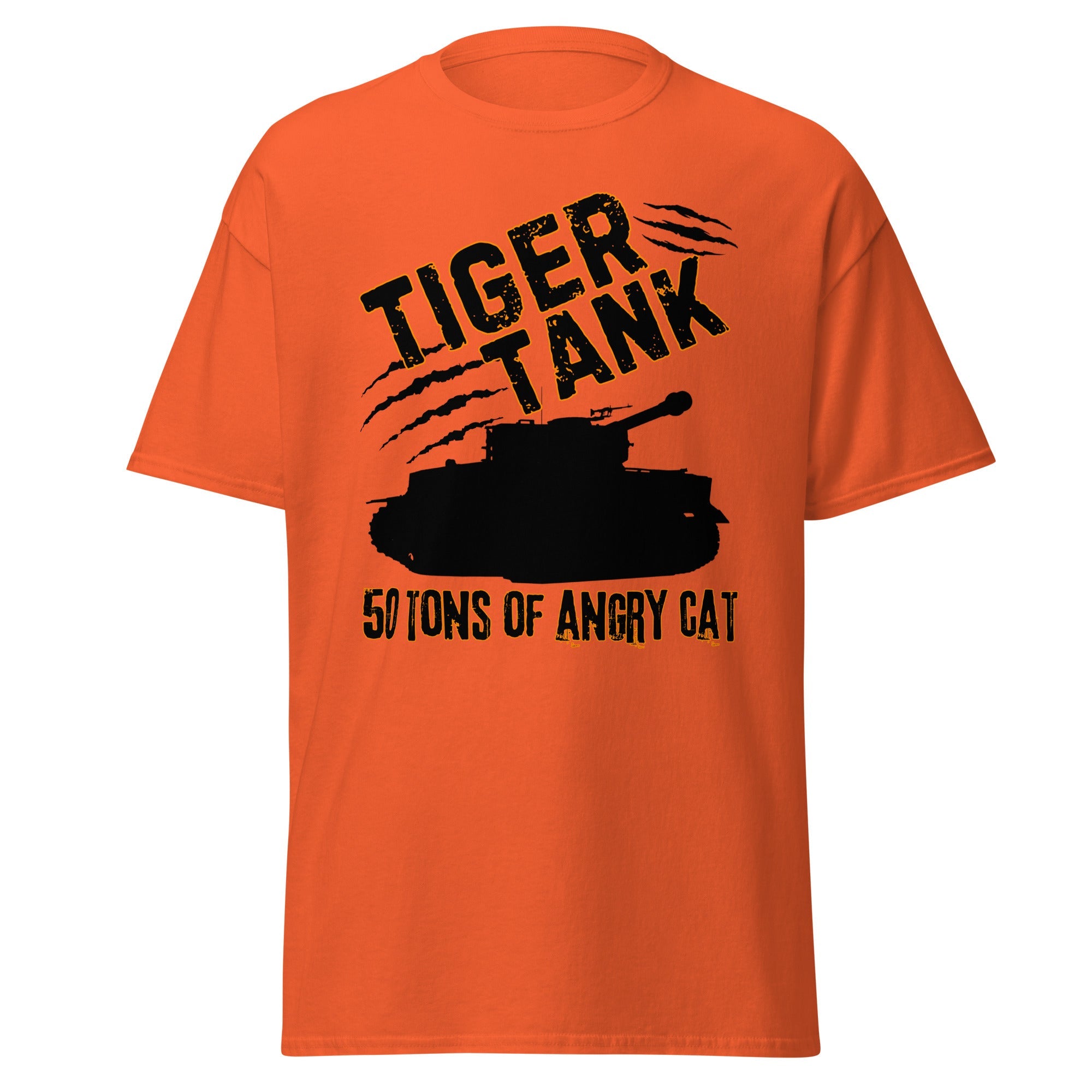 Tiger Tank – 50 Tons of Angry Cat T-Shirt