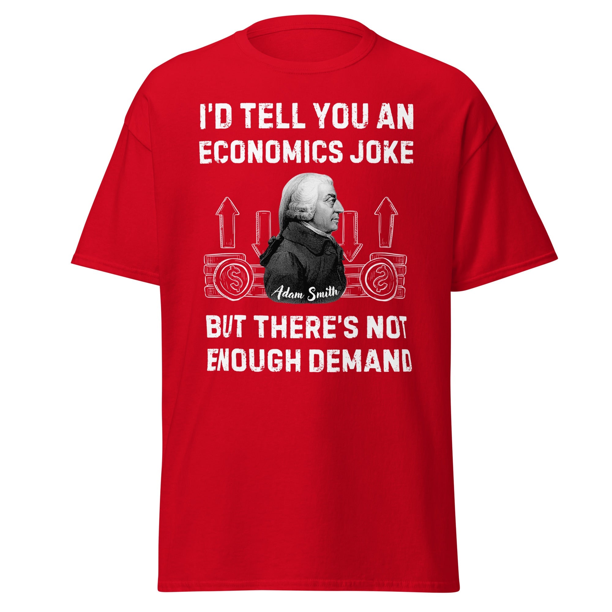 Economics Joke Adam Smith – History & Economics Meme T-Shirt