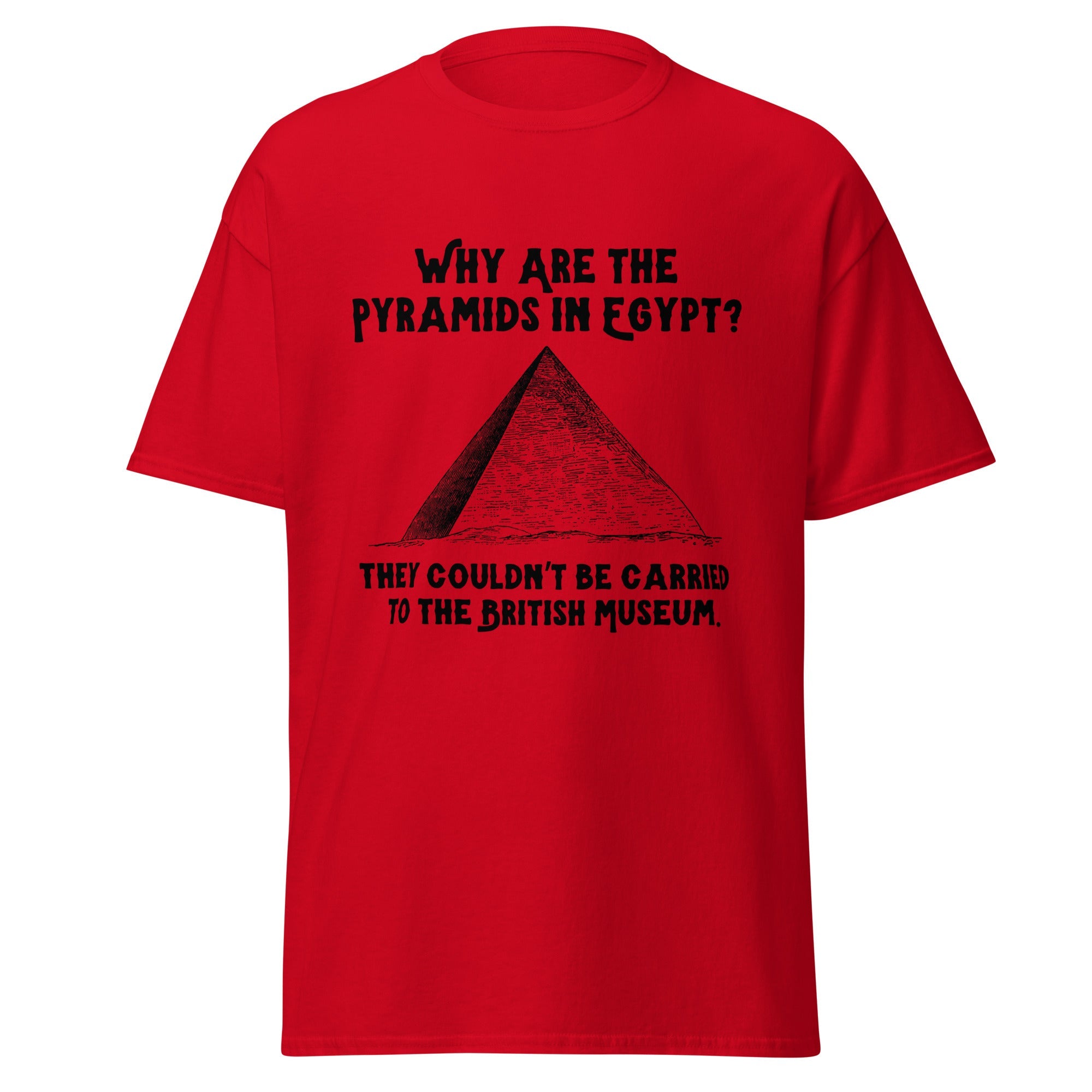 Why Are The Pyramids In Egypt? British Museum T-Shirt