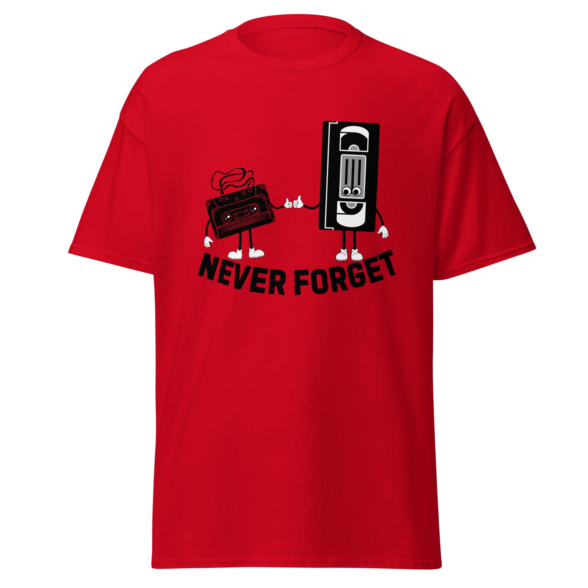 Never Forget - Retro Music & Media Nostalgia T-Shirt