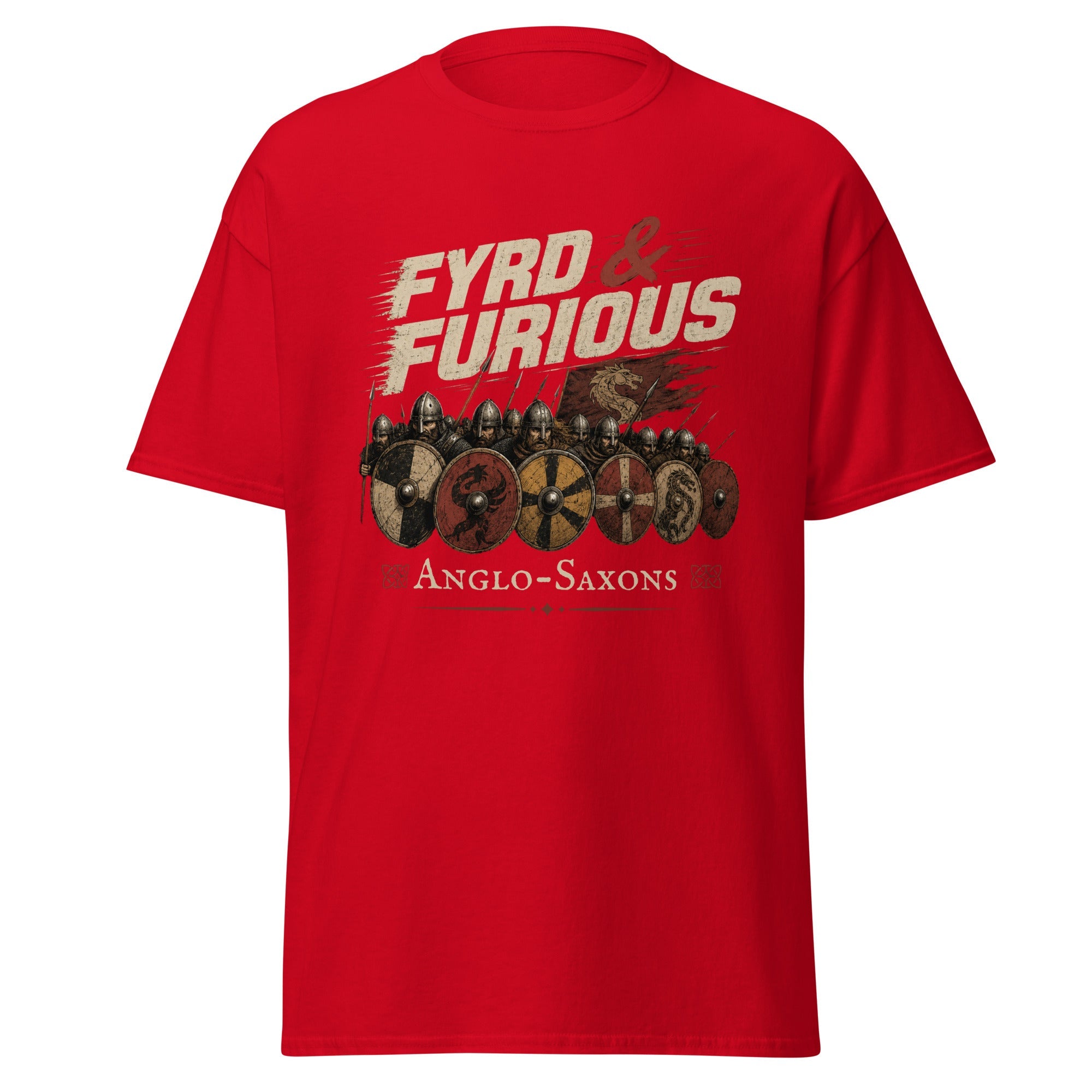 Fyrd & Furious Anglo-Saxon Shield Wall T-Shirt