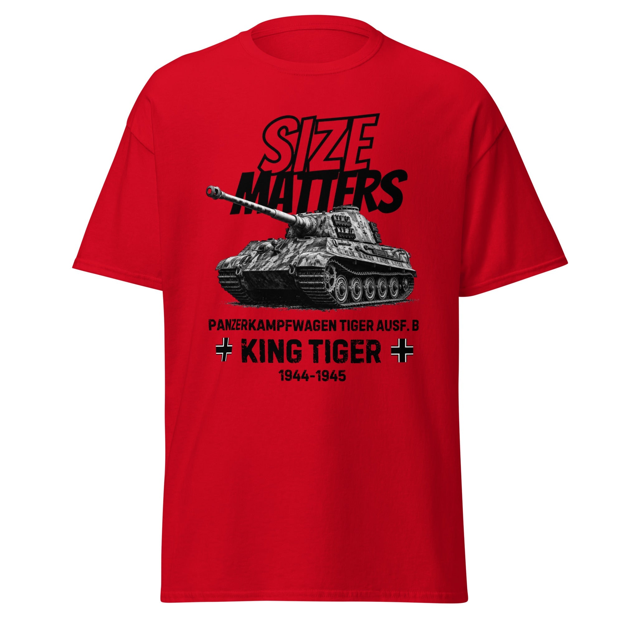 Size Matters – King Tiger Tank T-Shirt