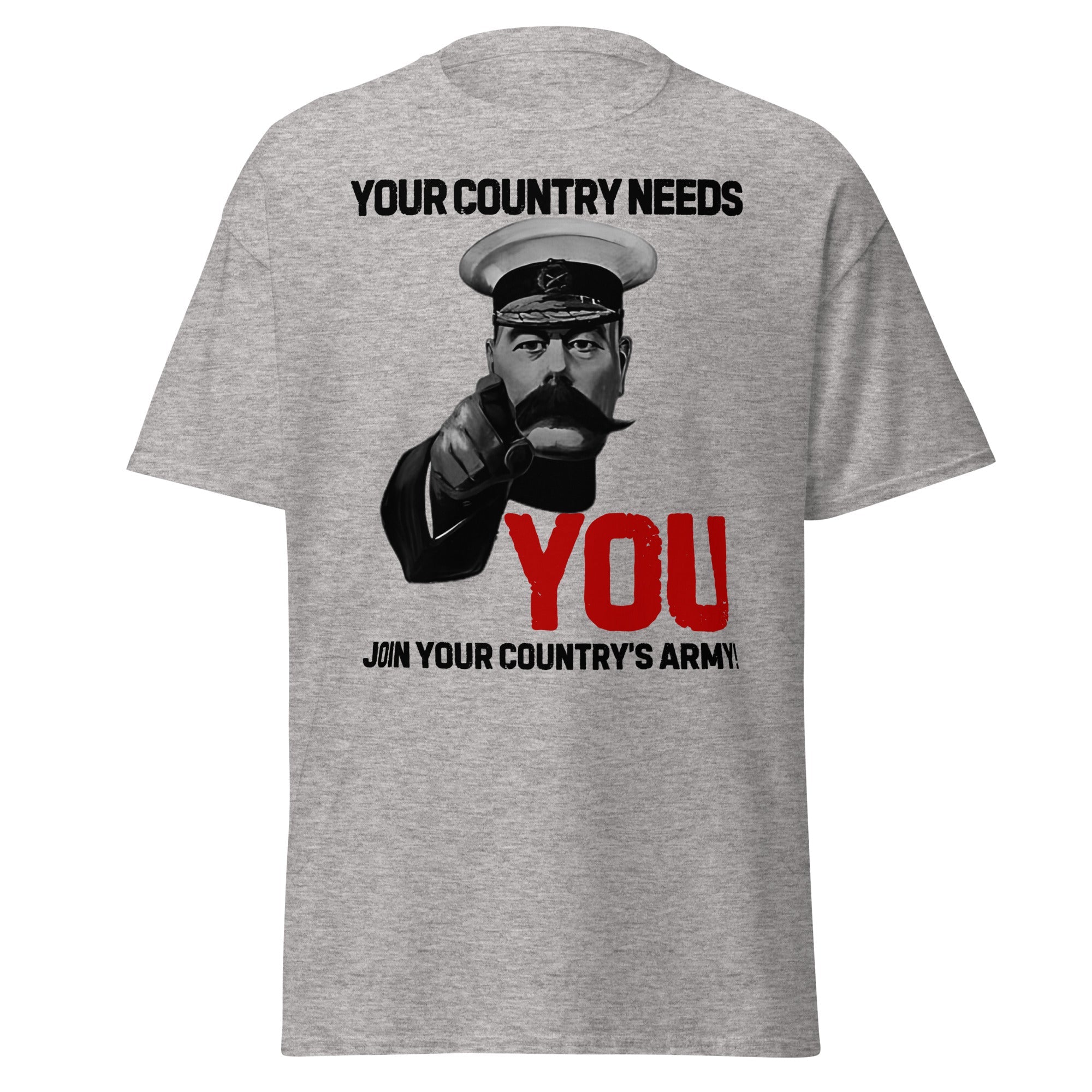 Your Country Needs YOU! – British WWI Poster T-Shirt