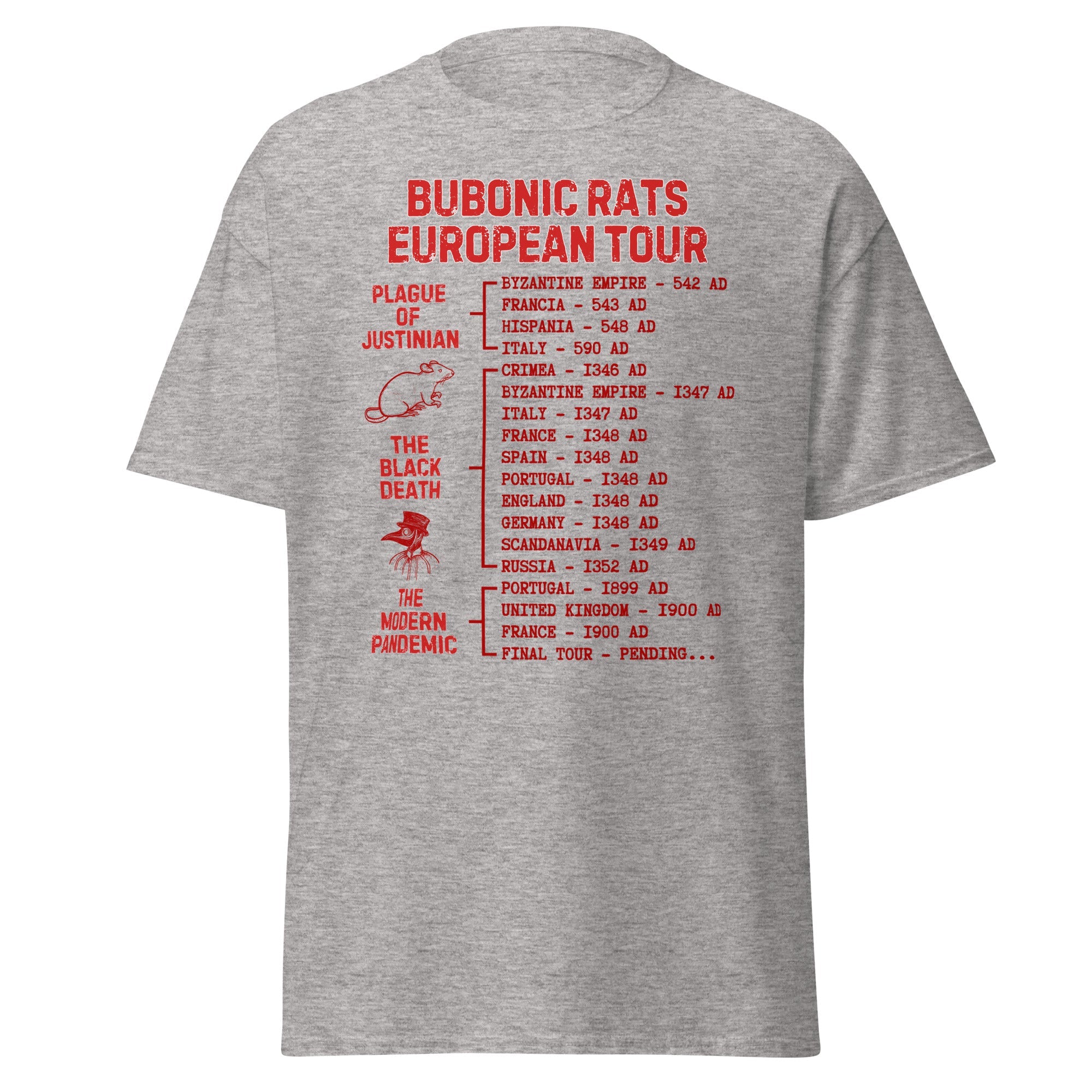 Bubonic Rats - European Tour T-Shirt