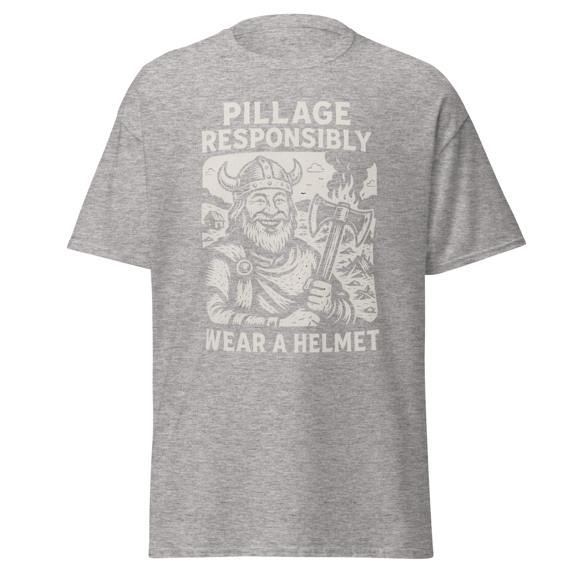 Pillage Responsibly – Viking Humor T-Shirt