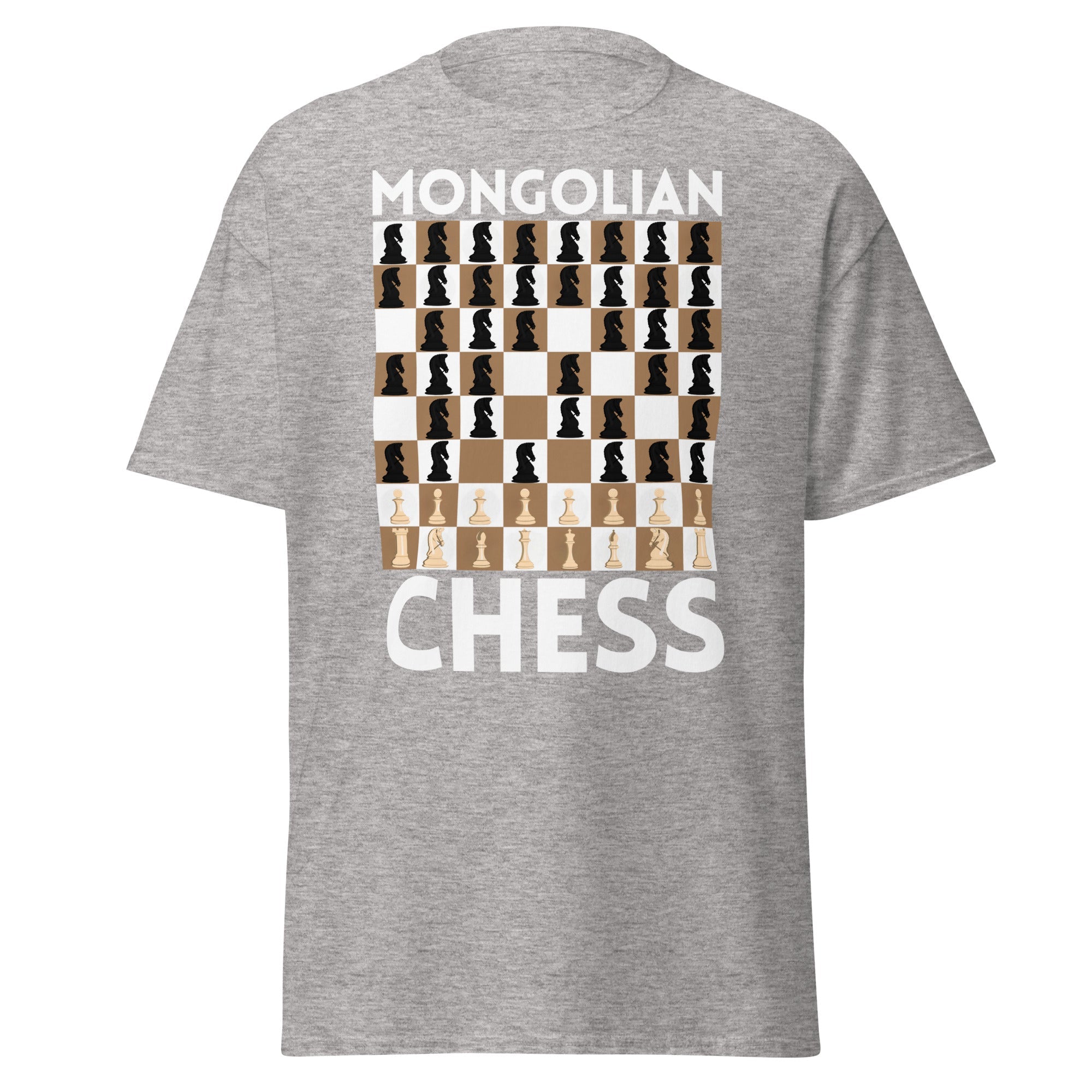 Mongolian Chess – All Knights, No Mercy T-Shirt
