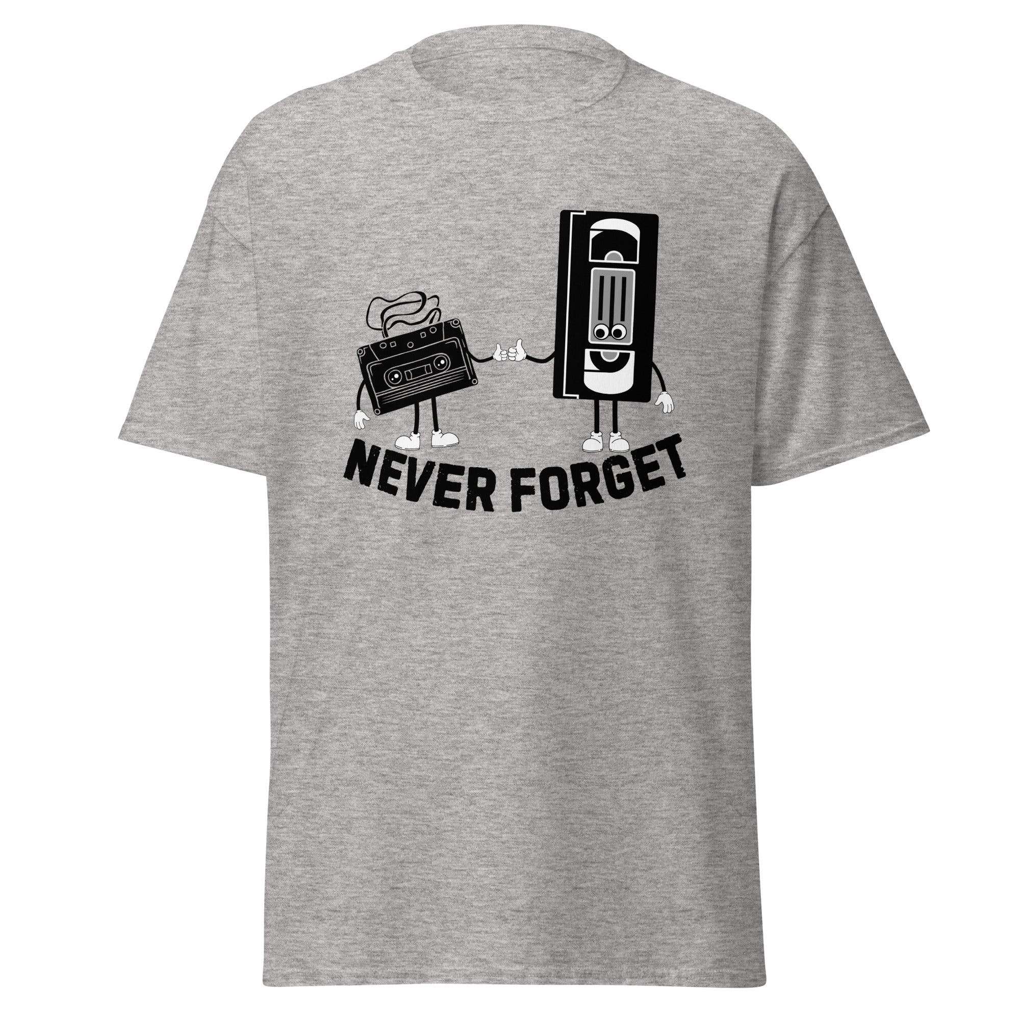 Never Forget - Retro Music & Media Nostalgia T-Shirt