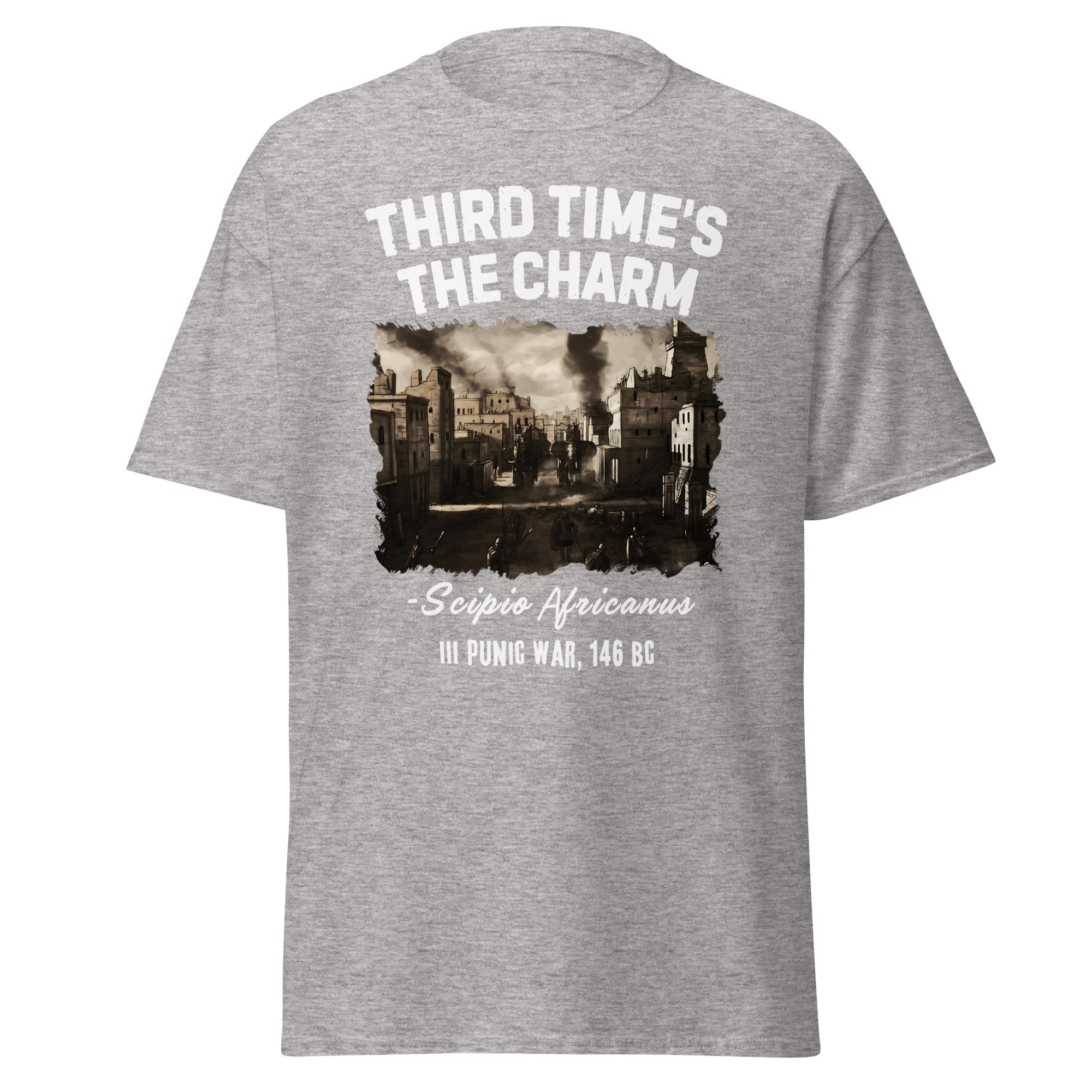 Third Time’s the Charm – Scipio & the Third Punic War T-Shirt