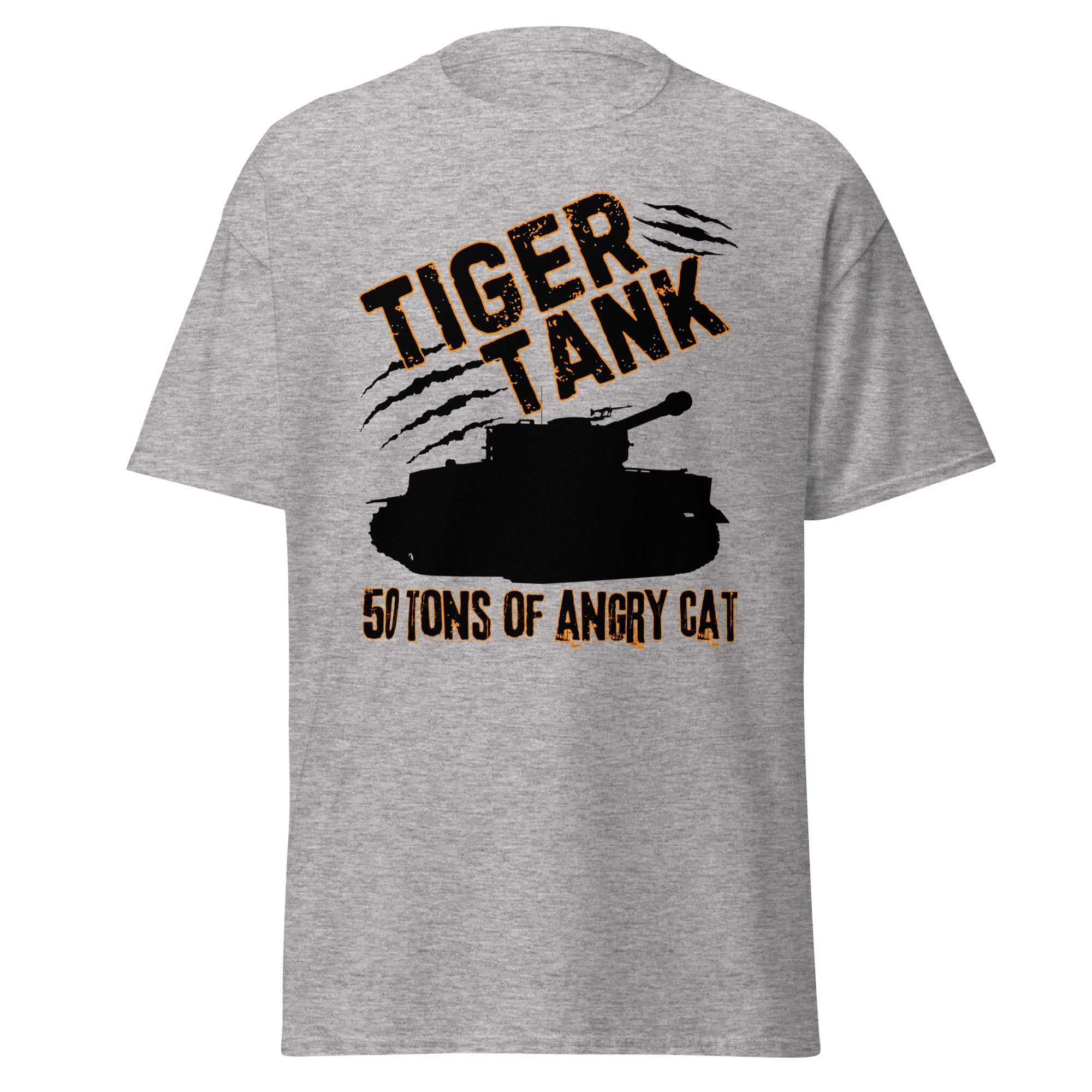 Tiger Tank – 50 Tons of Angry Cat T-Shirt