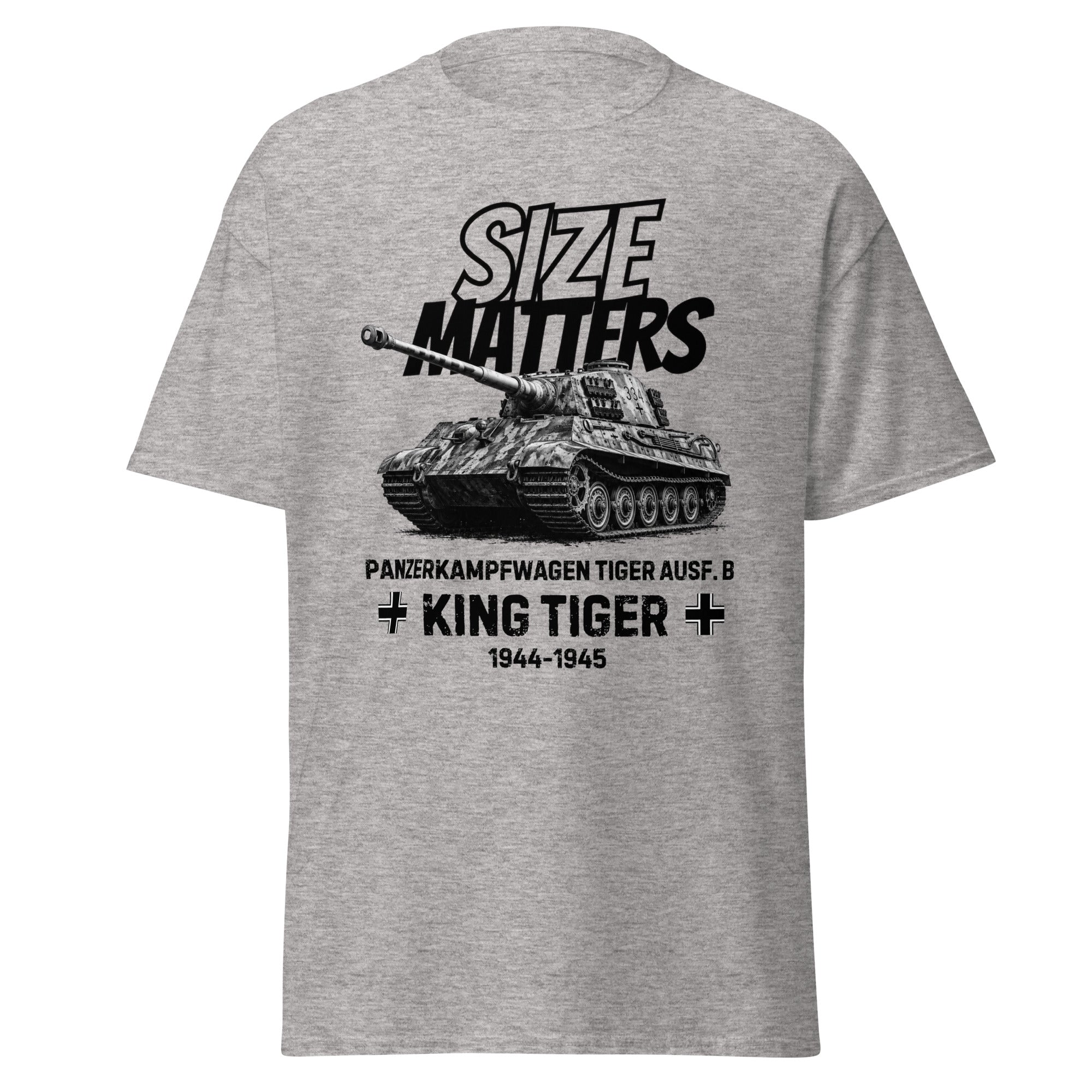 Size Matters – King Tiger Tank T-Shirt