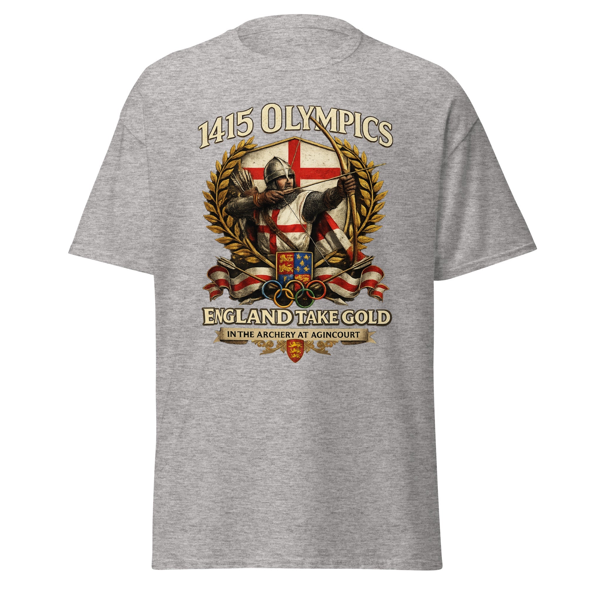 Agincourt 1415 Olympics – England Takes Gold in Archery T-Shirt