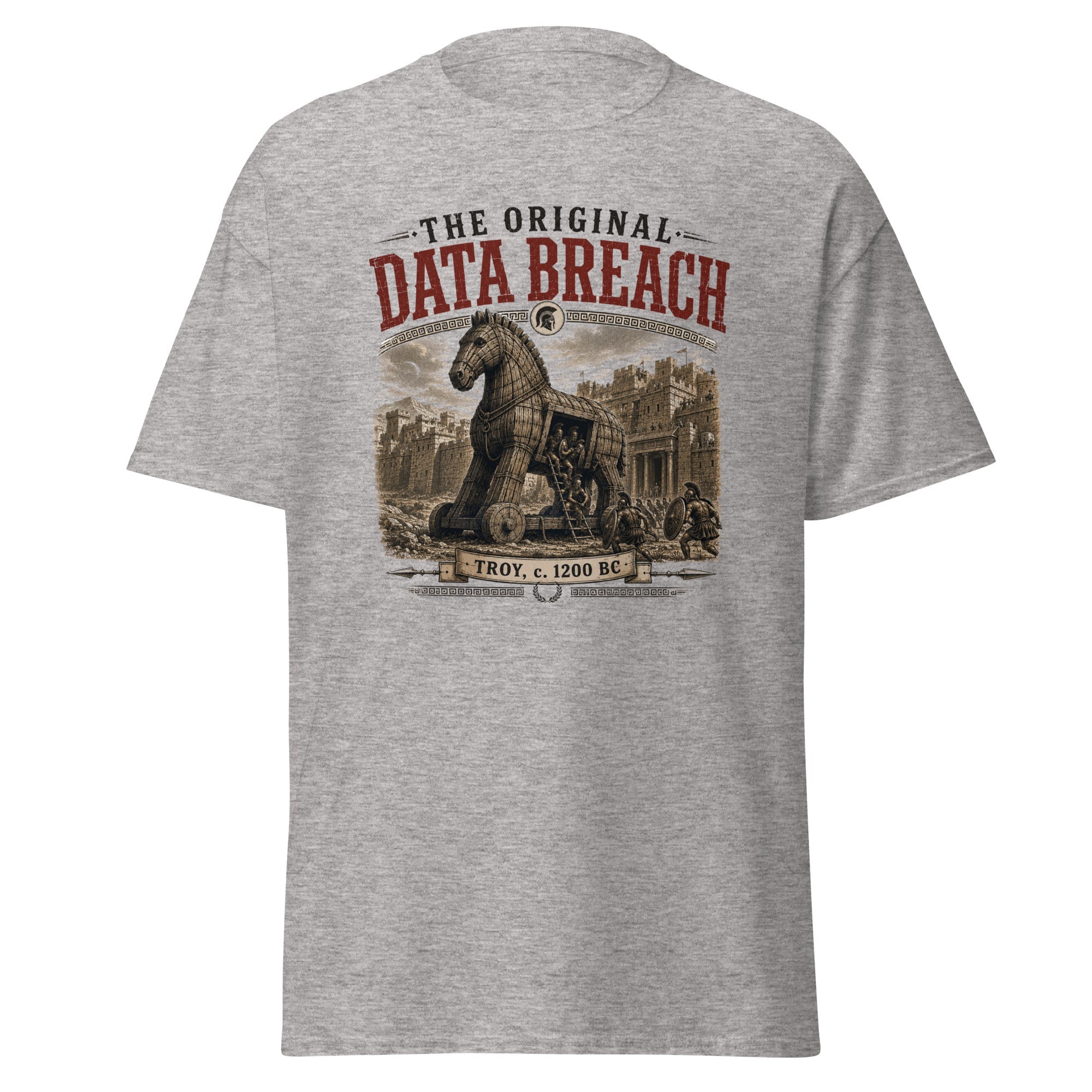 The Original Data Breach Trojan Horse Troy T-Shirt