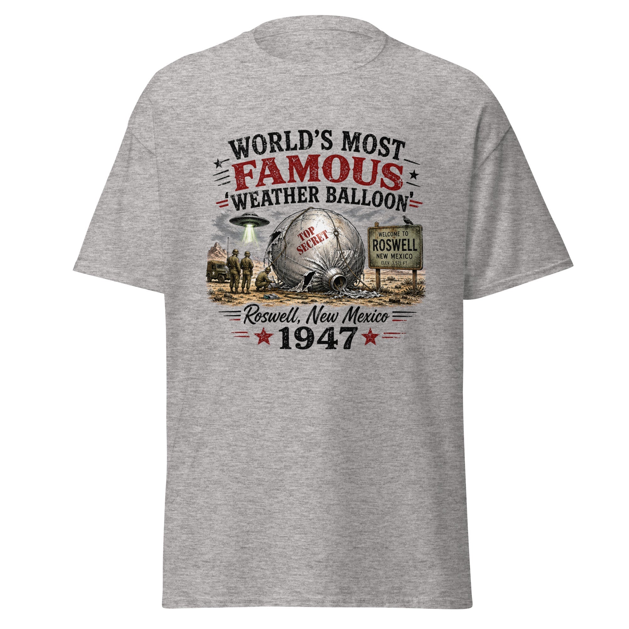 World's Most Famous Weather Balloon Roswell 1947 T-Shirt