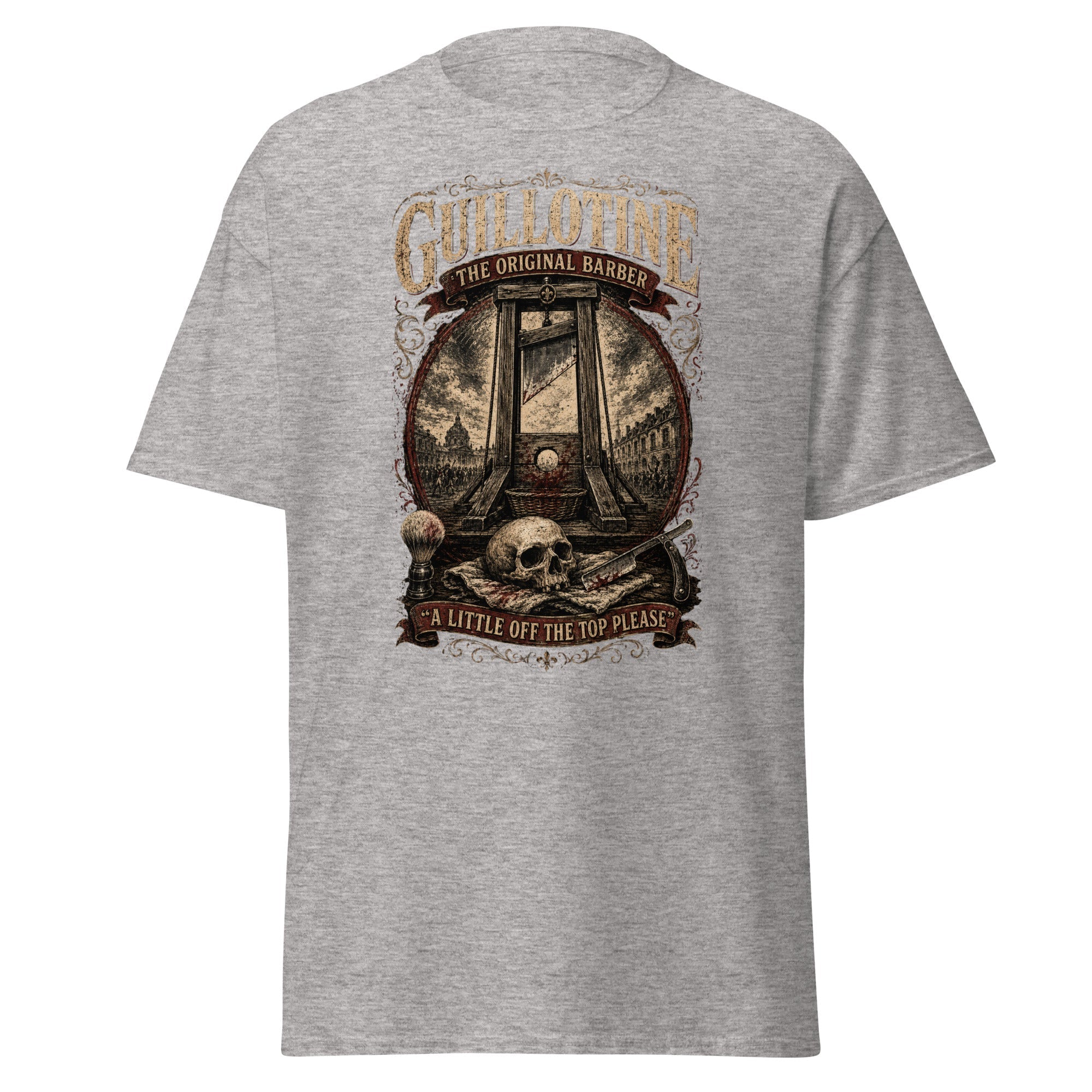 Guillotine The Original Barber French Revolution T-Shirt