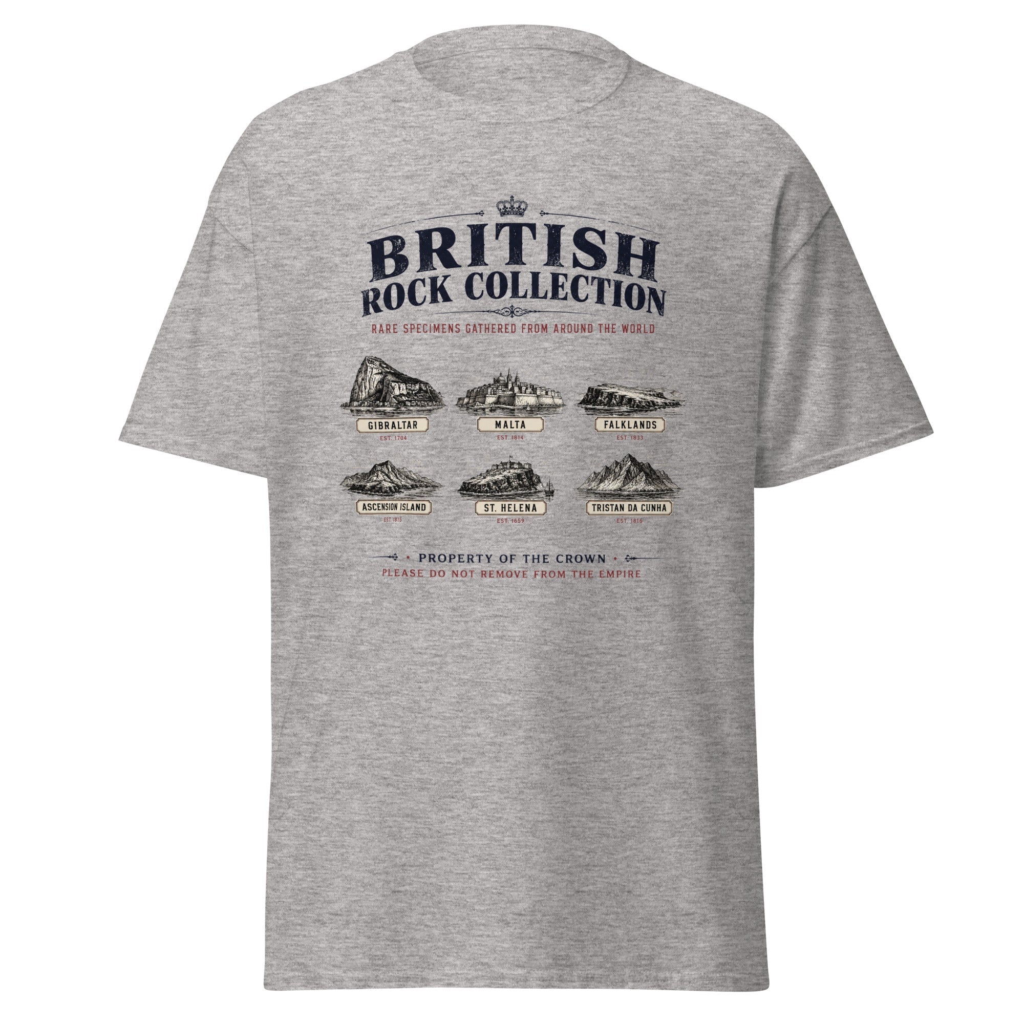 British Rock Collection Rare Specimens Gathered From Around the World T-Shirt