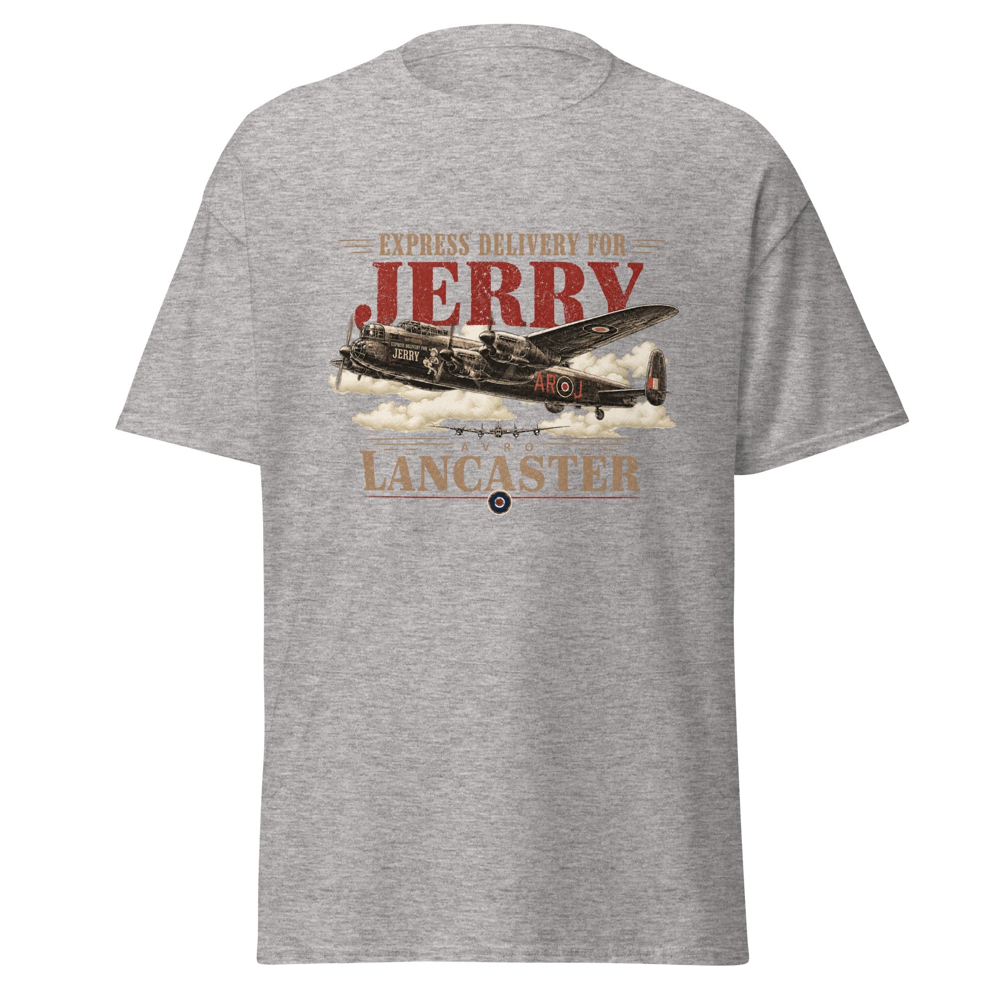 Express Delivery For Jerry – Avro Lancaster Bomber T-Shirt