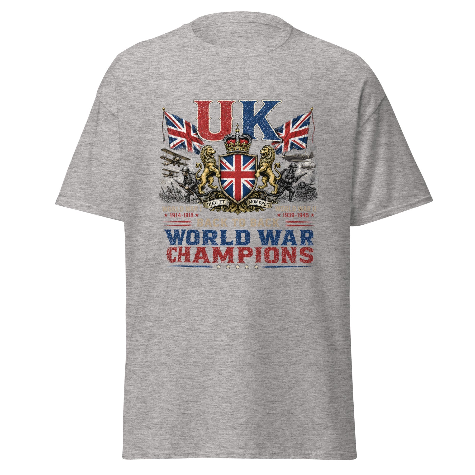 Back to Back World War Champions UK T-Shirt