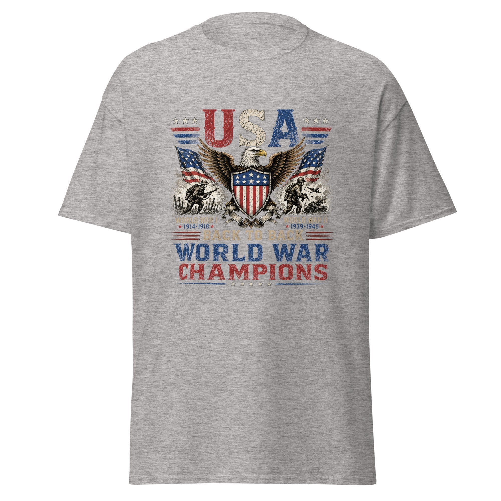 Back to Back World War Champions – USA T-Shirt