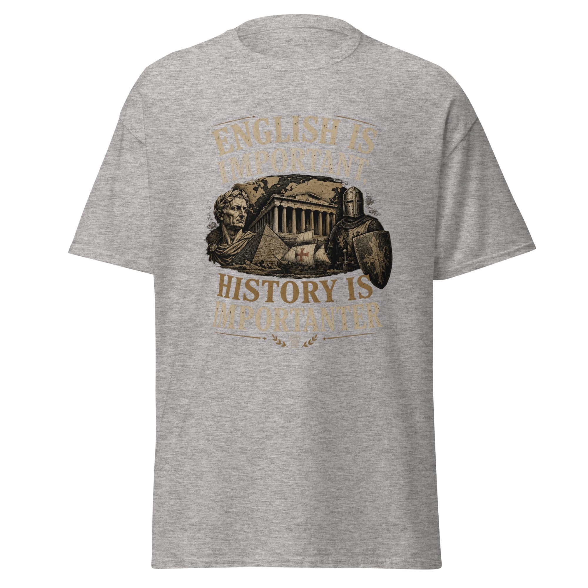 History Is Importanter – Funny Grammar & History Meme T-Shirt