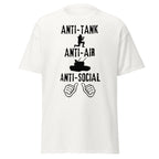 Anti-Tank, Anti-Air, Anti-Social – Military Humor T-Shirt