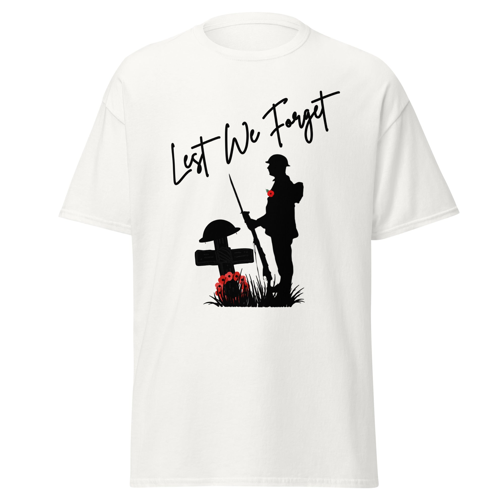 Lest We Forget – Remembrance Tribute T-Shirt