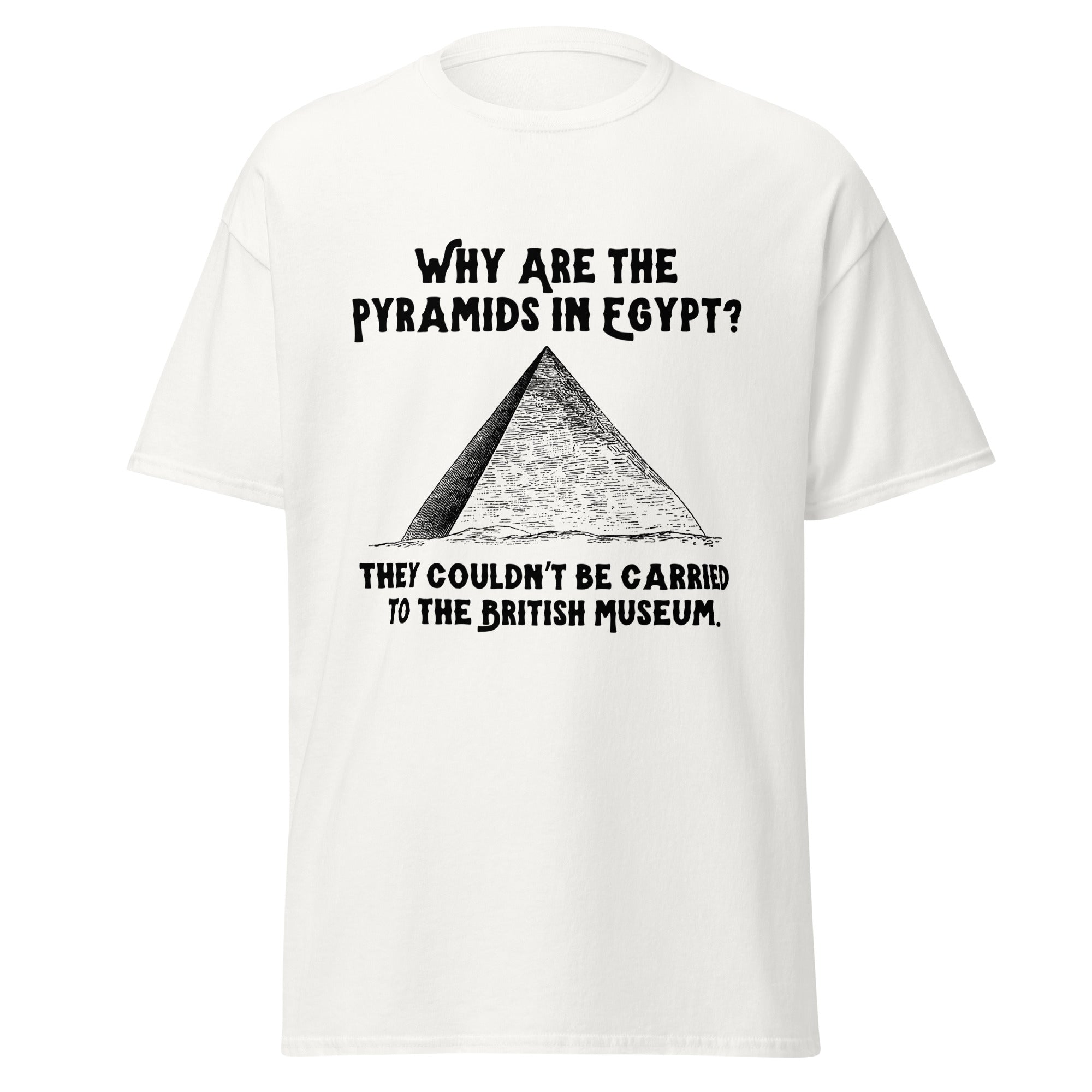 Why Are The Pyramids In Egypt? British Museum T-Shirt