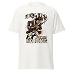 Just Here for the Violence – Redcoat Bayonet Charge T-Shirt